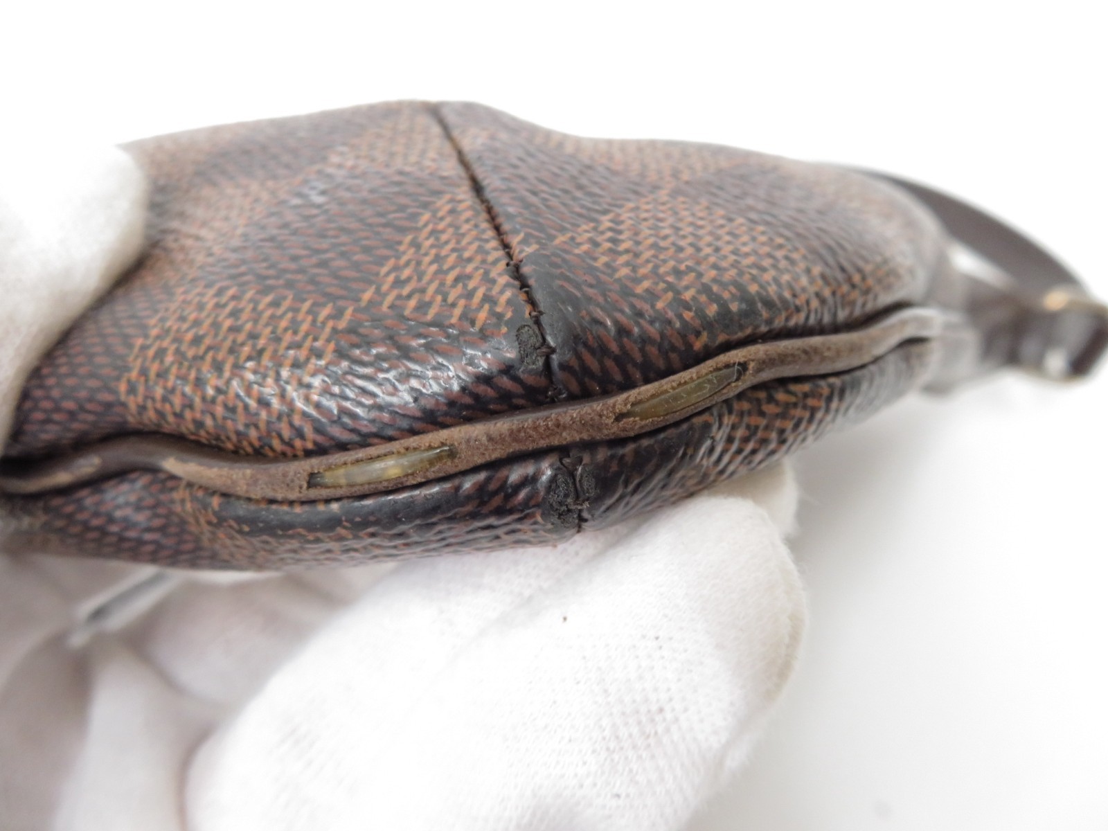 Authentic Louis Vuitton Damier Ebene Bloomsbury PM Shoulder Bag F#45026