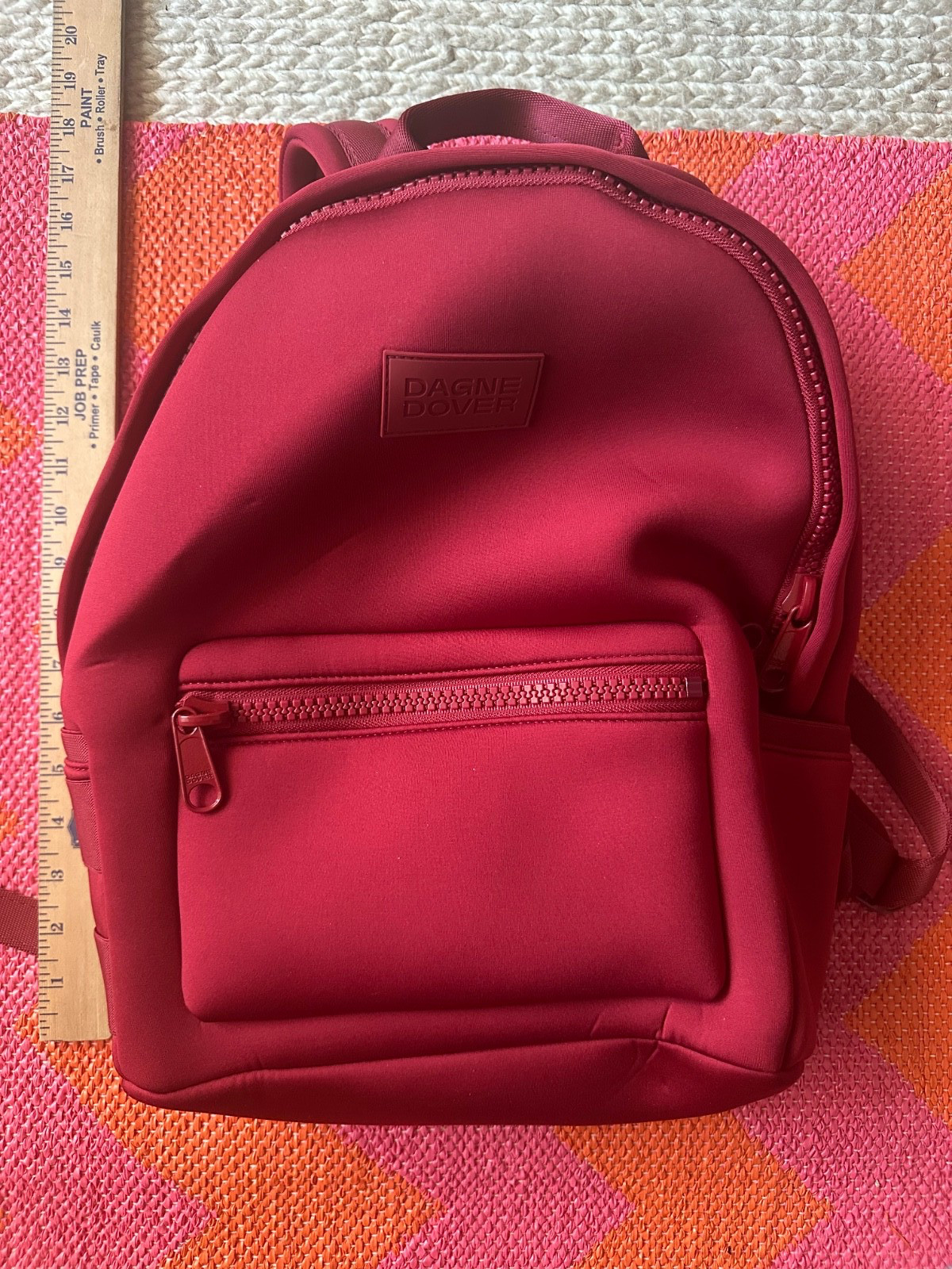 Dagne Dover Medium Dakota Neoprene Backpack Red