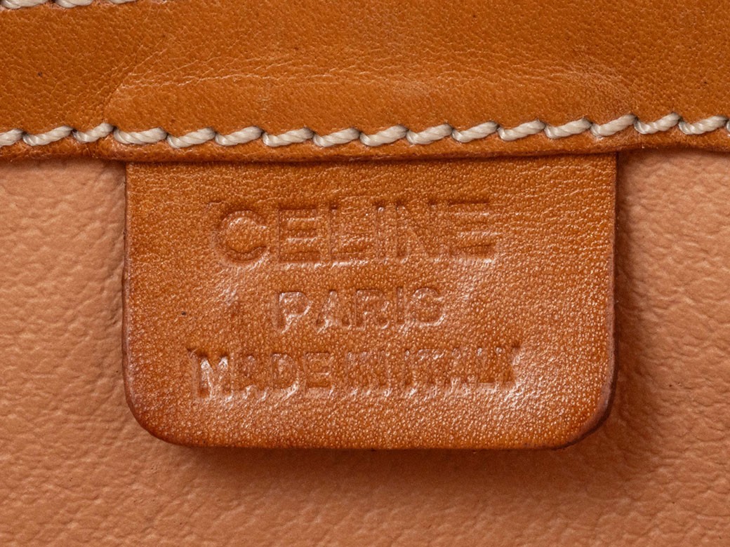 CELINE Macadam MC97 Tote PVC / Leather Brown Unisex Bag #URB375