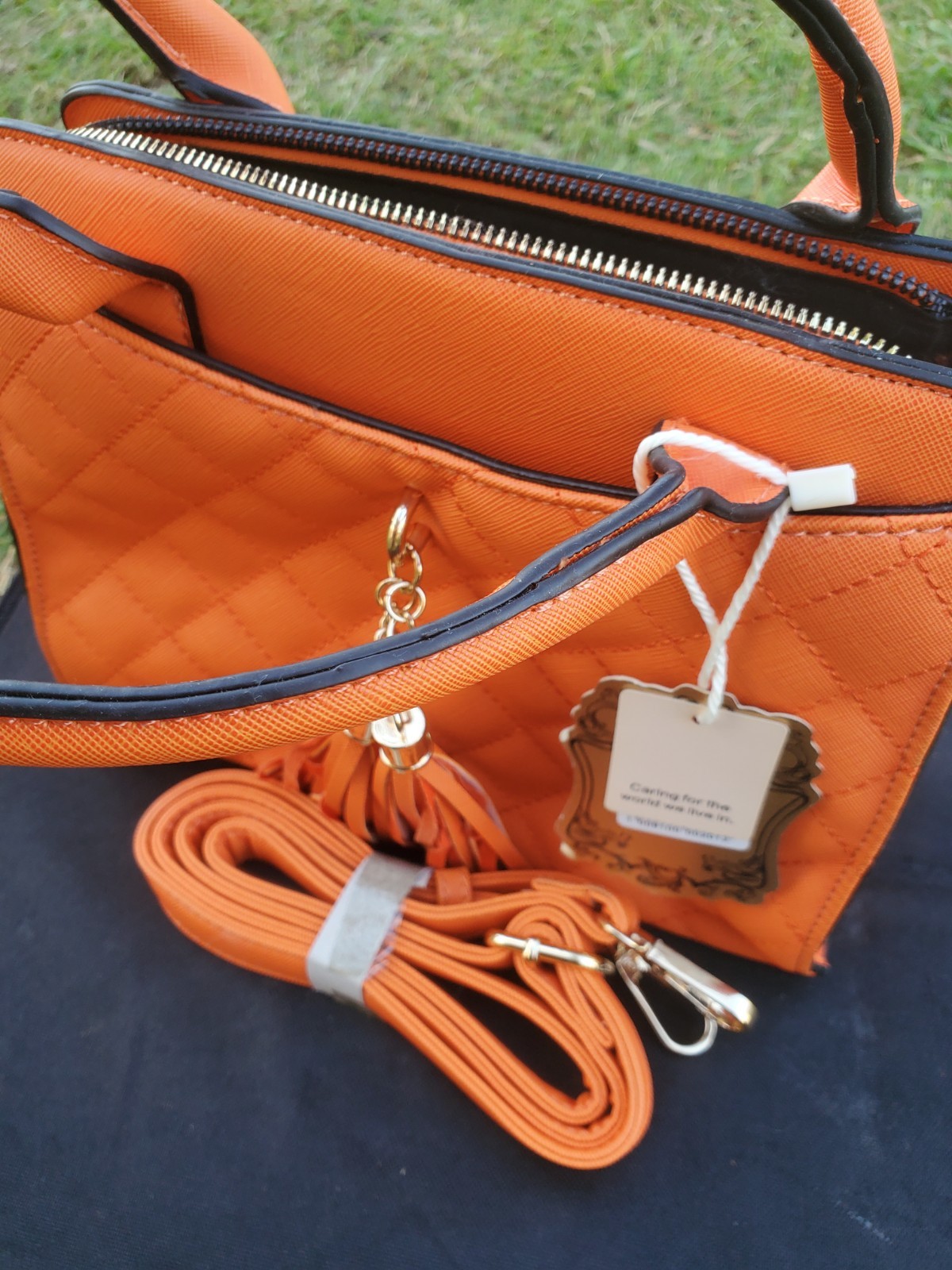 New ALYSSA Los Angeles, New York, Milan Woman’s New Handbag Medium Orange