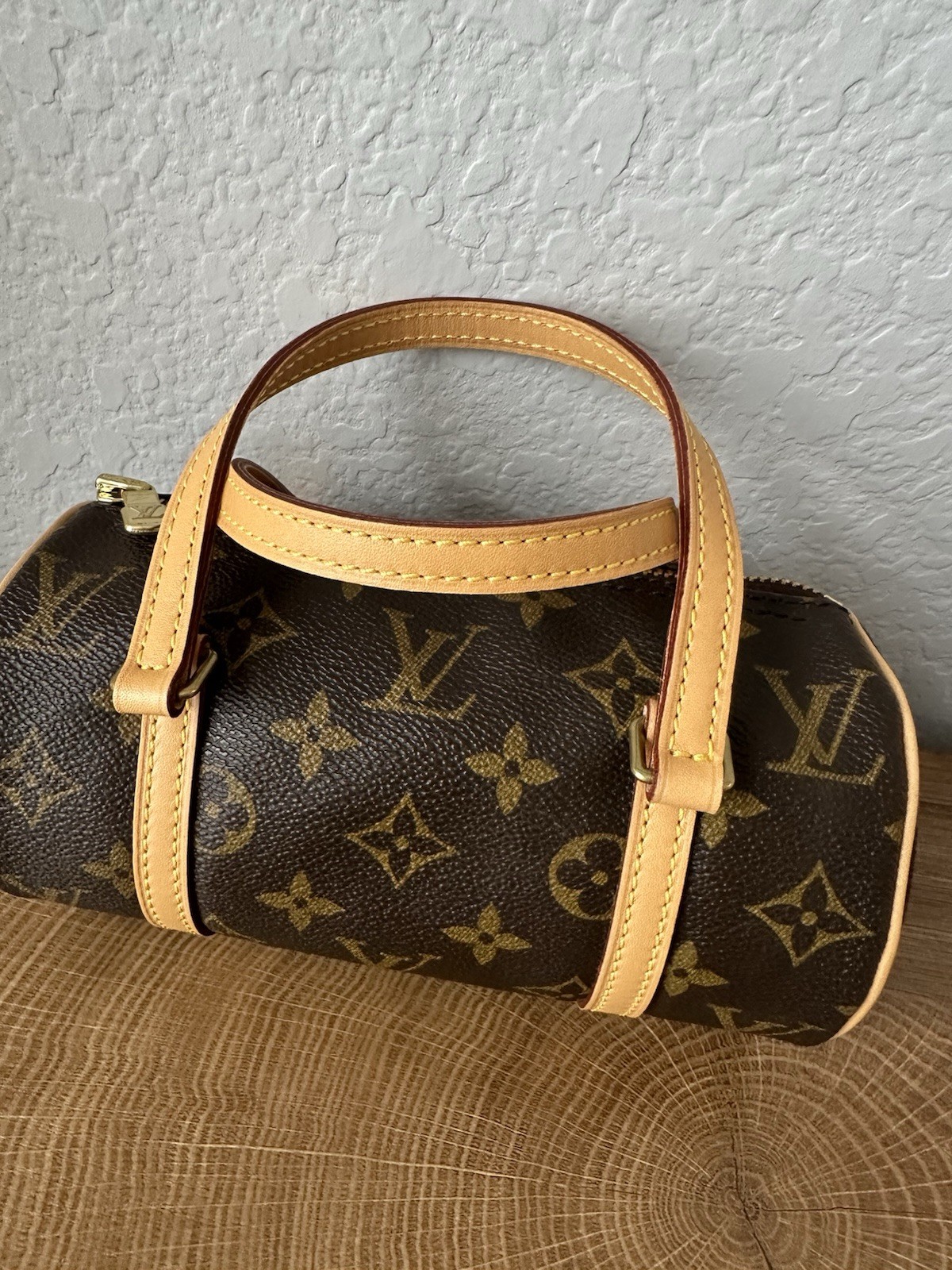 Louis Vuitton Papillon Handbag Monogram Canvas 19 Bag