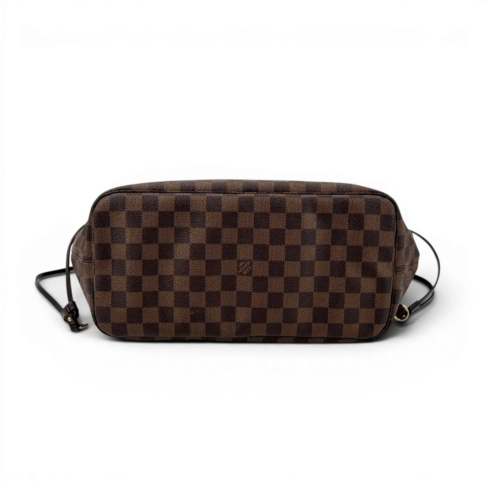 LOUIS VUITTON Neverfull MM Damier Ebene Brown Canvas Shoulder Tote Bag N51105