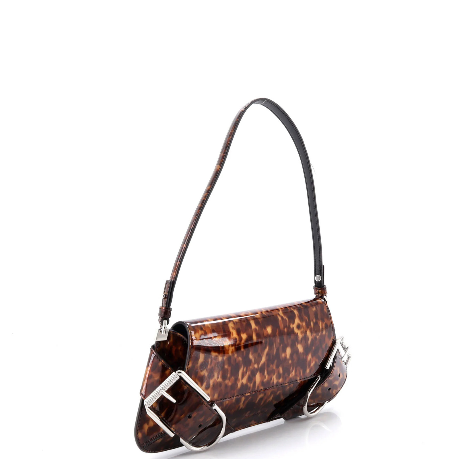 Givenchy Voyou Shoulder Flap Bag Printed Patent