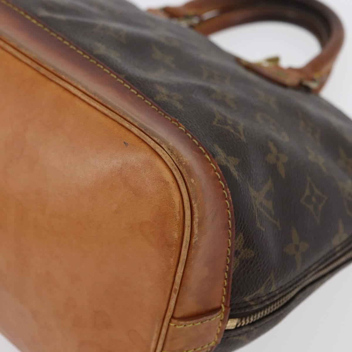 LOUIS VUITTON Monogram Alma Hand Bag M51130 LV Auth LNZ229