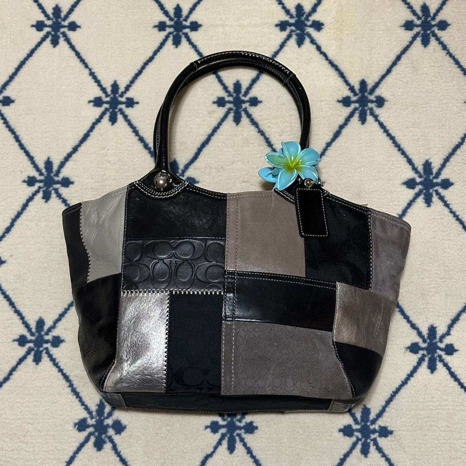 Coach Y2K 2000s Bleecker Patchwork Tote 14045 2009