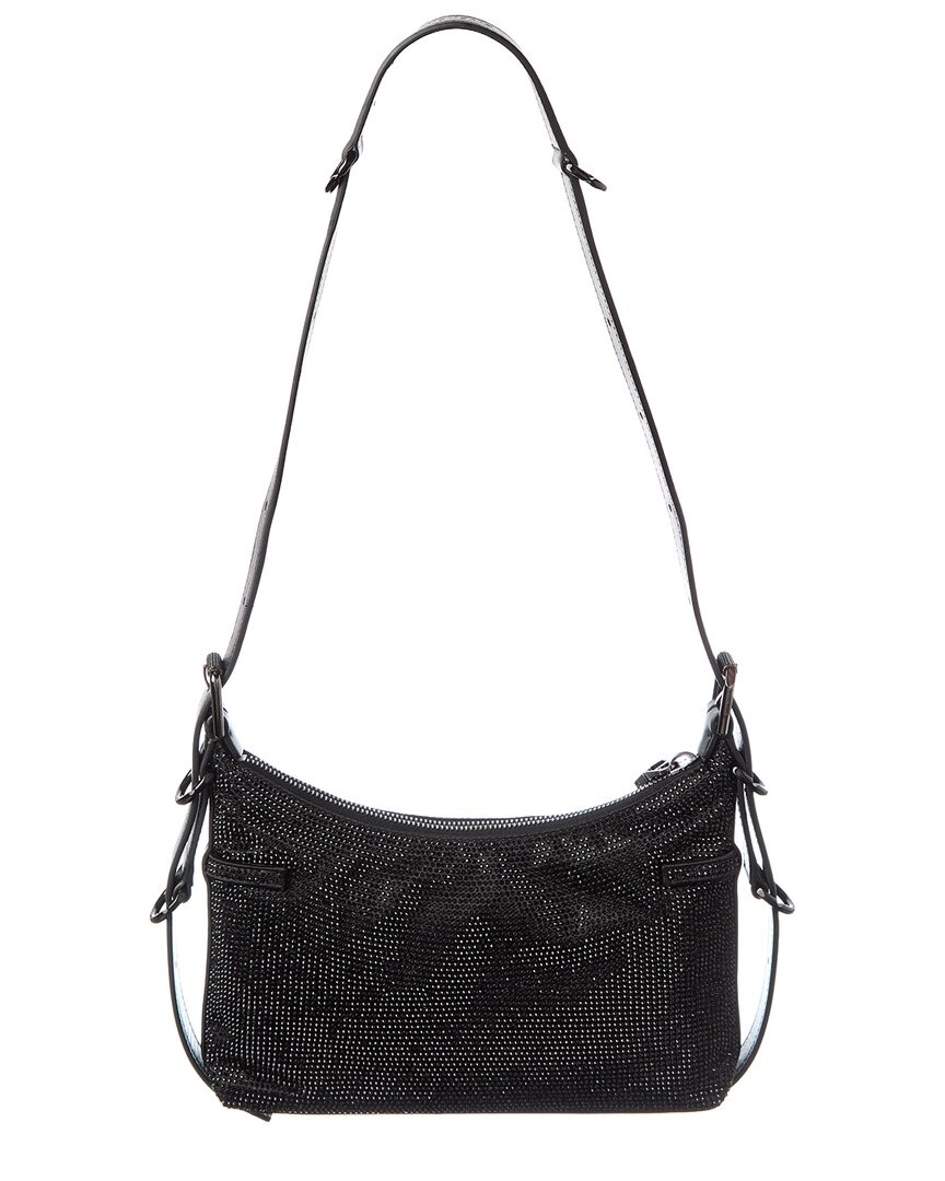 Givenchy Voyou Medium Silk Shoulder Bag Women’s Black