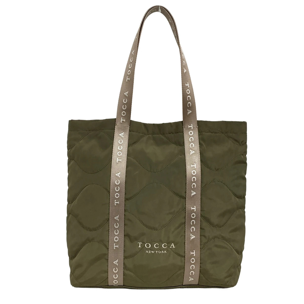 TOCCA – Khaki Gray Beige Nylon Tote Bag
