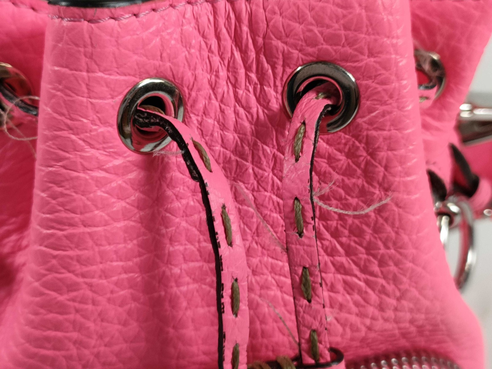 FENDI Mon Tresor Mini Pink Leather 2-Way Hand/Shoulder Bag 8BS029