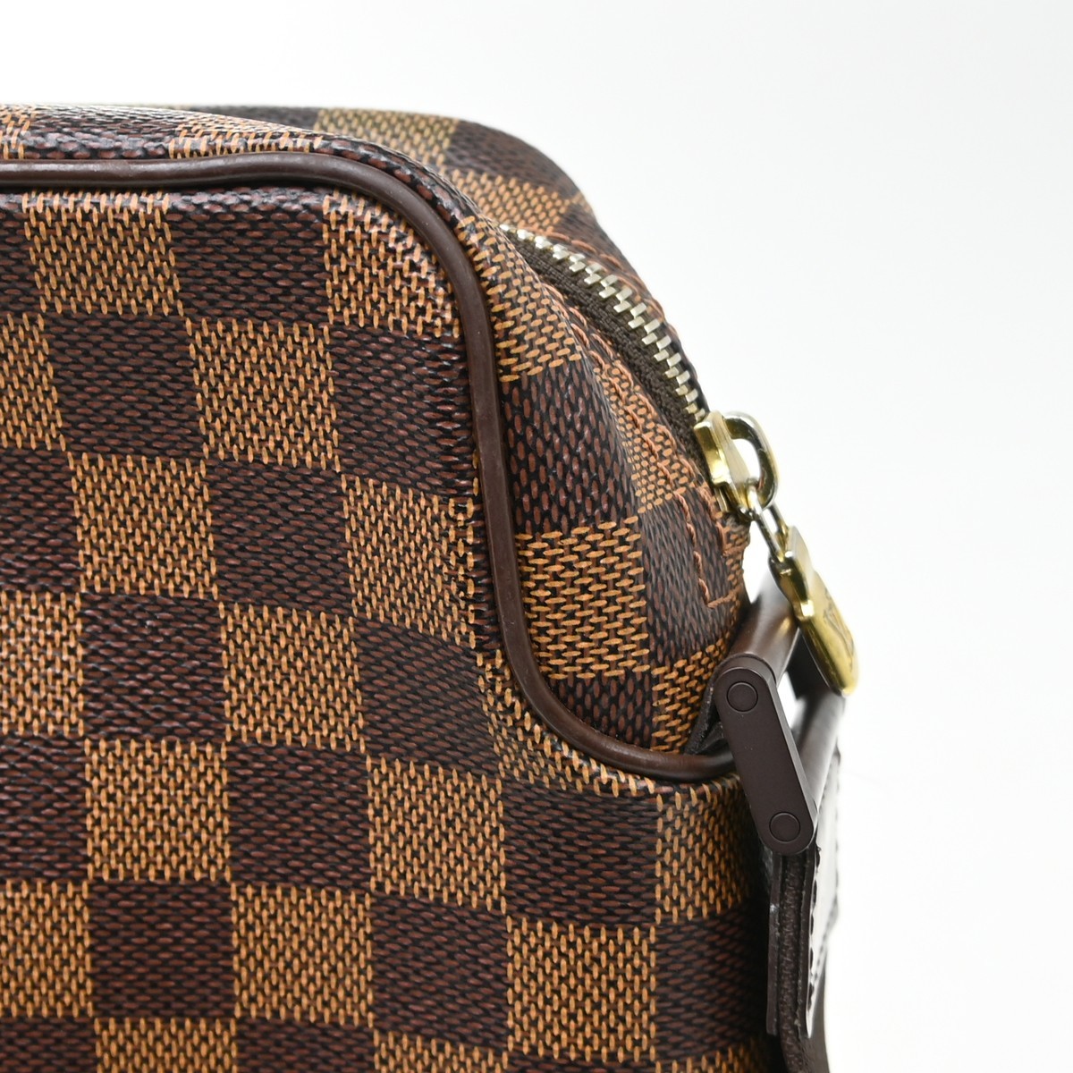 Best05 LOUIS VUITTON DAMIER OLAF PM SHOULDER BAG N41442 MI1015 NQ08905