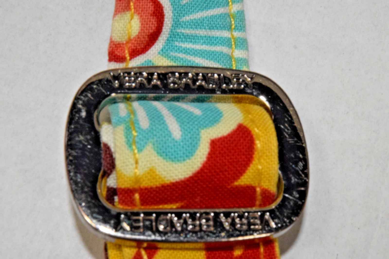 Vera Bradley Crossbody Bag Retired Lizzy Yellow Provencal Print 7.5 X 8.5 In