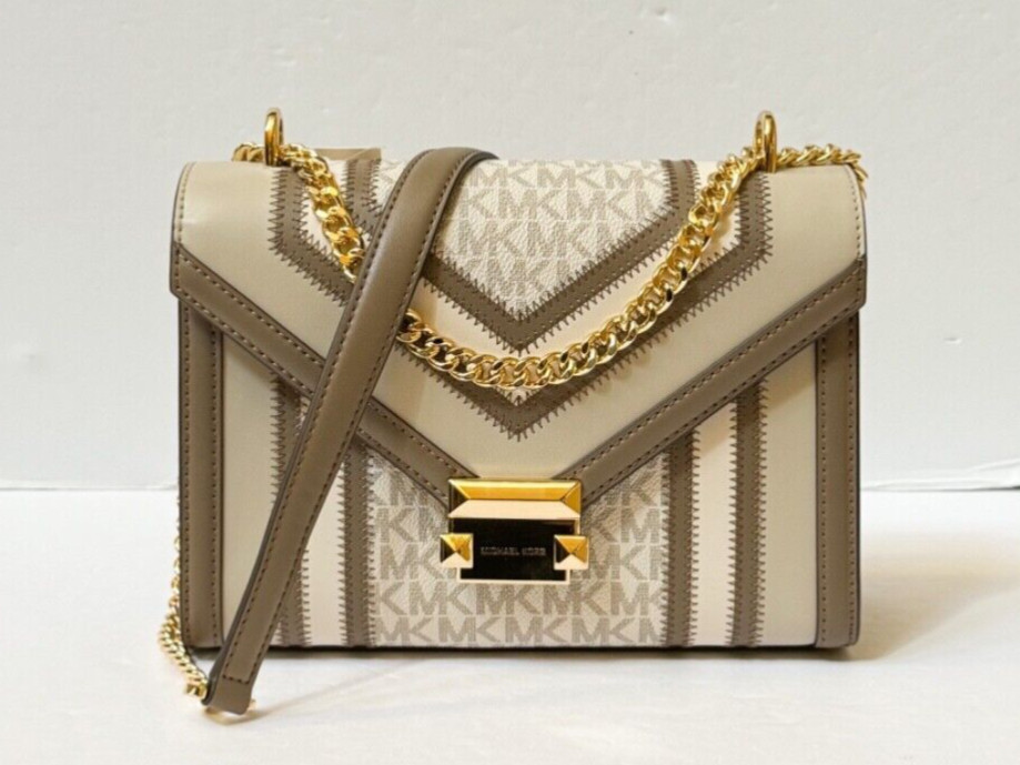 MICHAEL KORS WHITNEY MEDIUM FLAP CHAIN SHOULDER CROSSBODY BAG