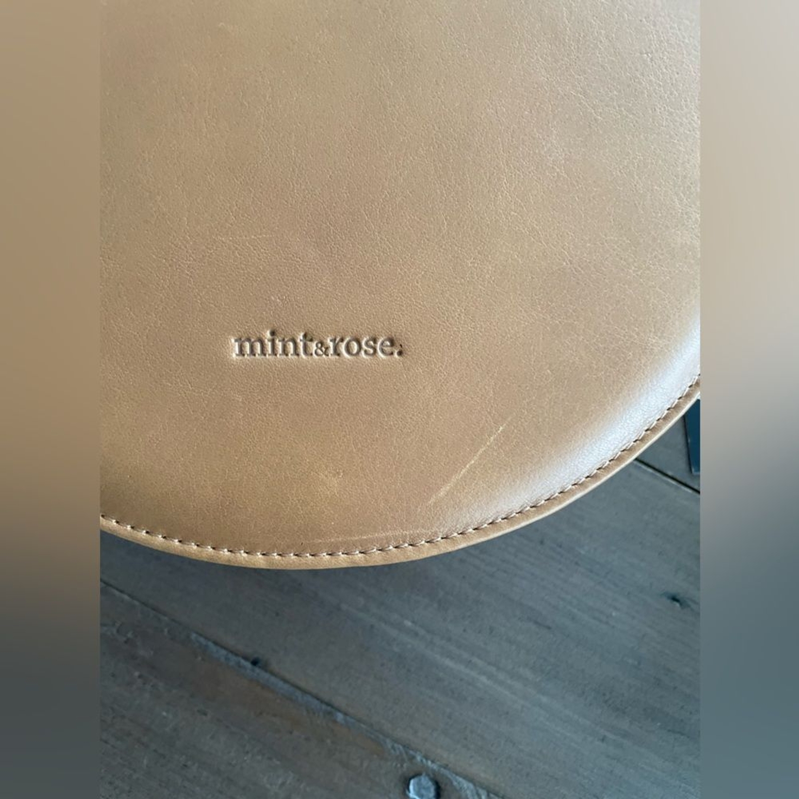 Reformation X Mint & Rose Anne leather bag cognac NWT