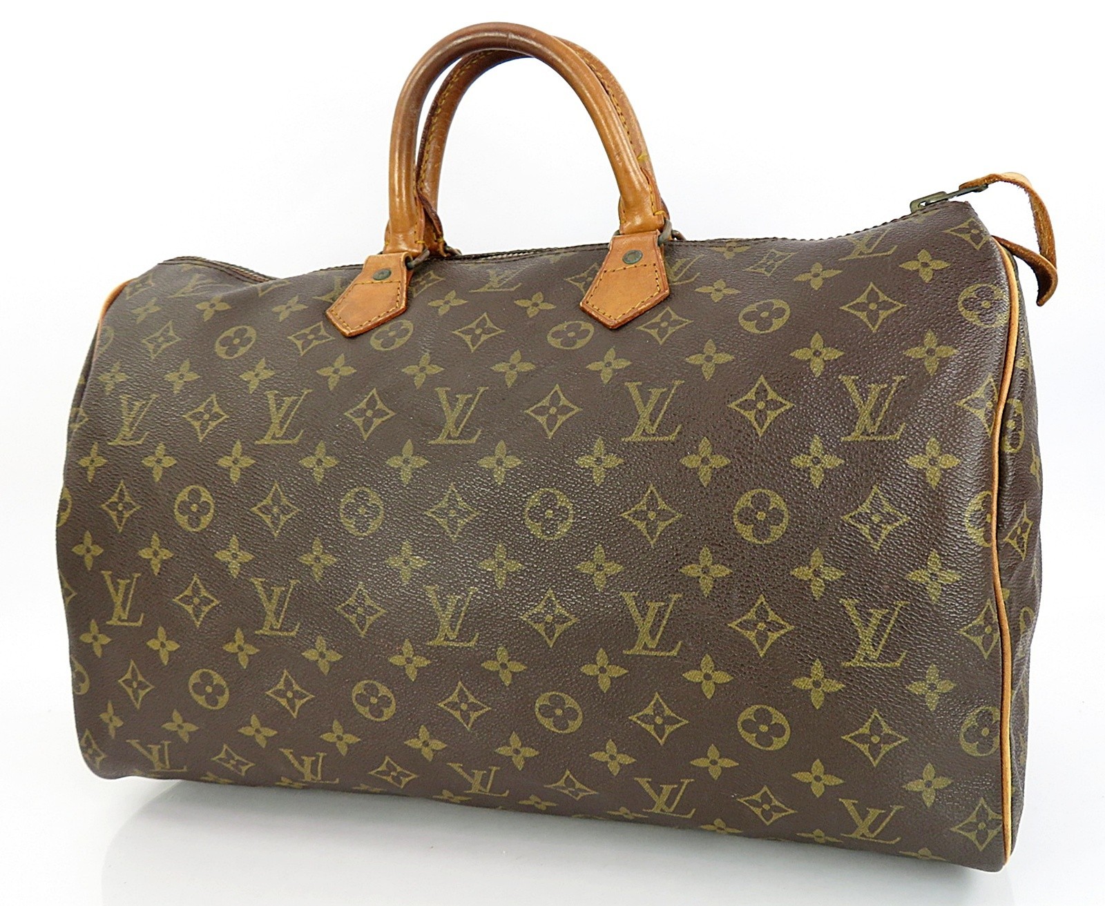 Authentic LOUIS VUITTON Speedy 40 Monogram Boston Handbag Purse #64380
