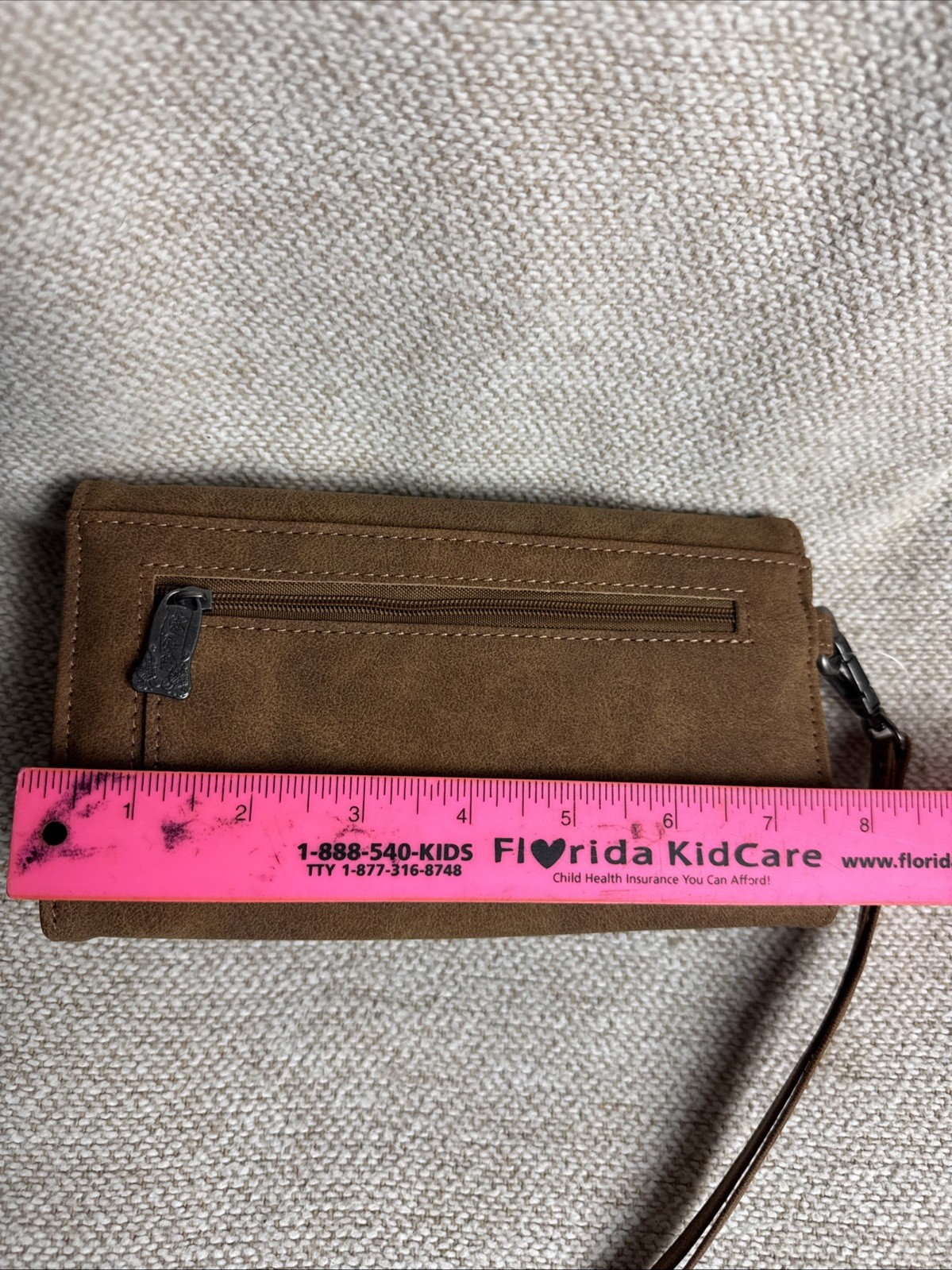 Trinity Ranch Aztec Collection Wallet Brown Western Accent Stitching RFID NWT