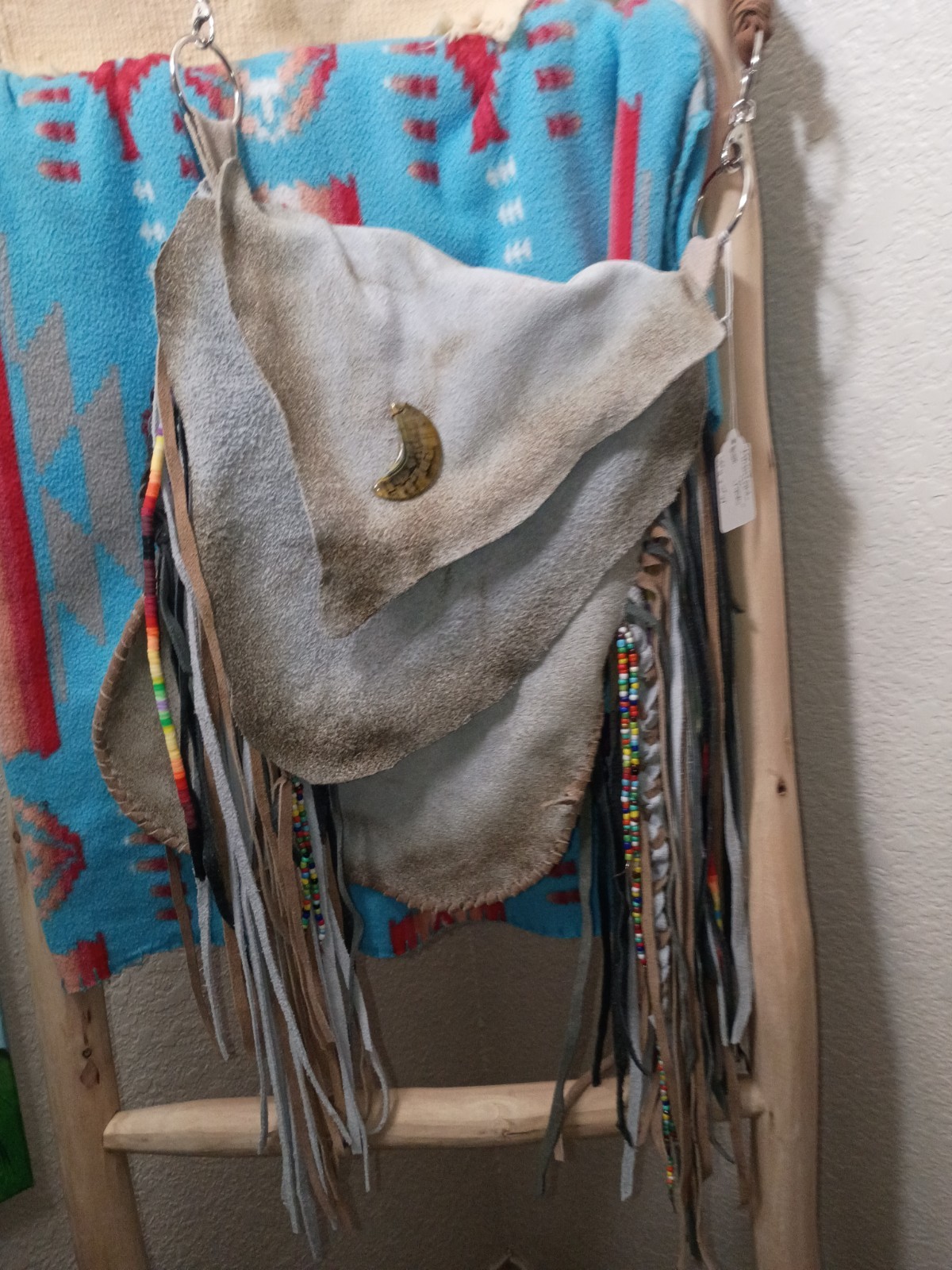 Handmade Fringe Leather Bag