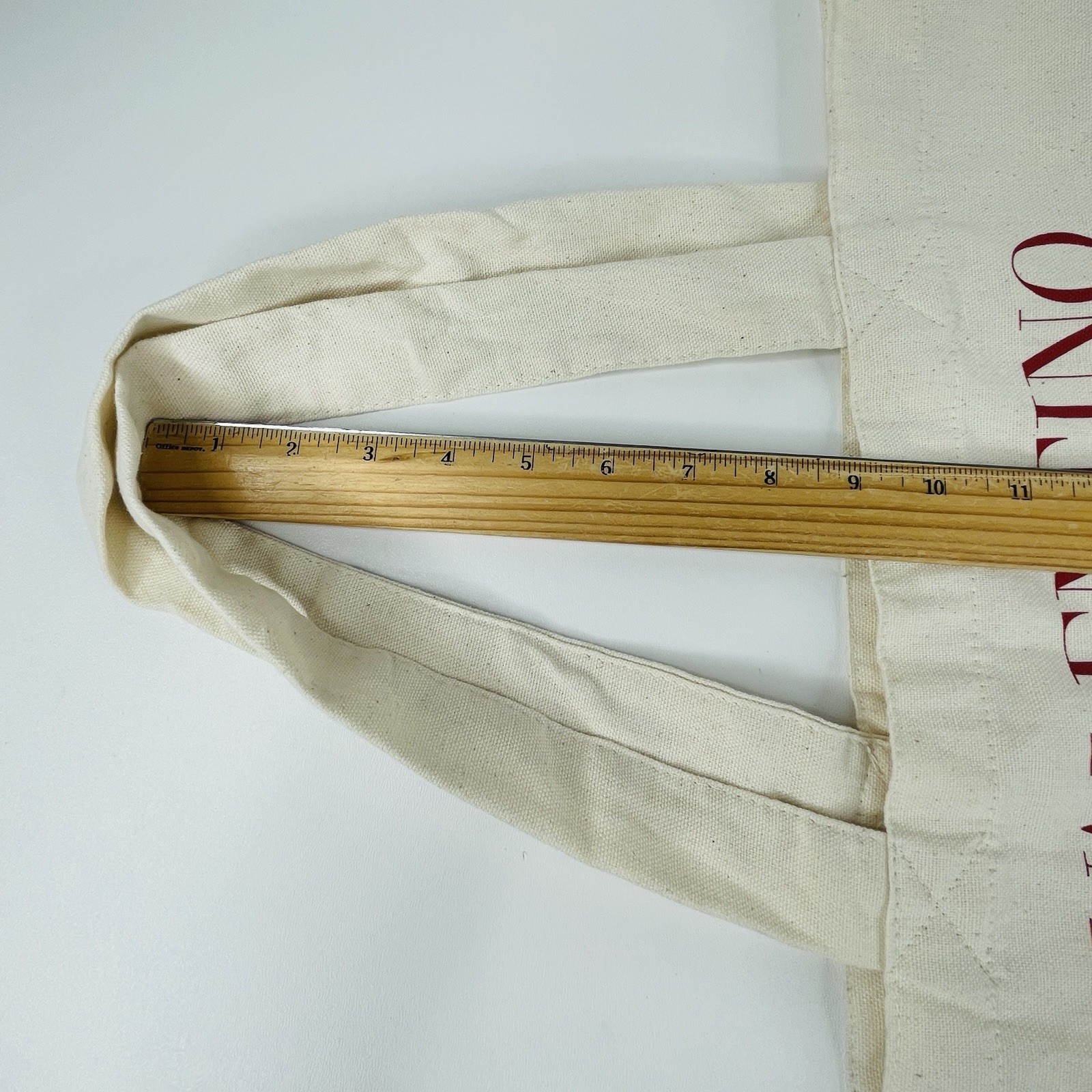 Authentic Valentino Garavani Cotton Canvas Reusable Shopping Tote Bag 18x7x5.75