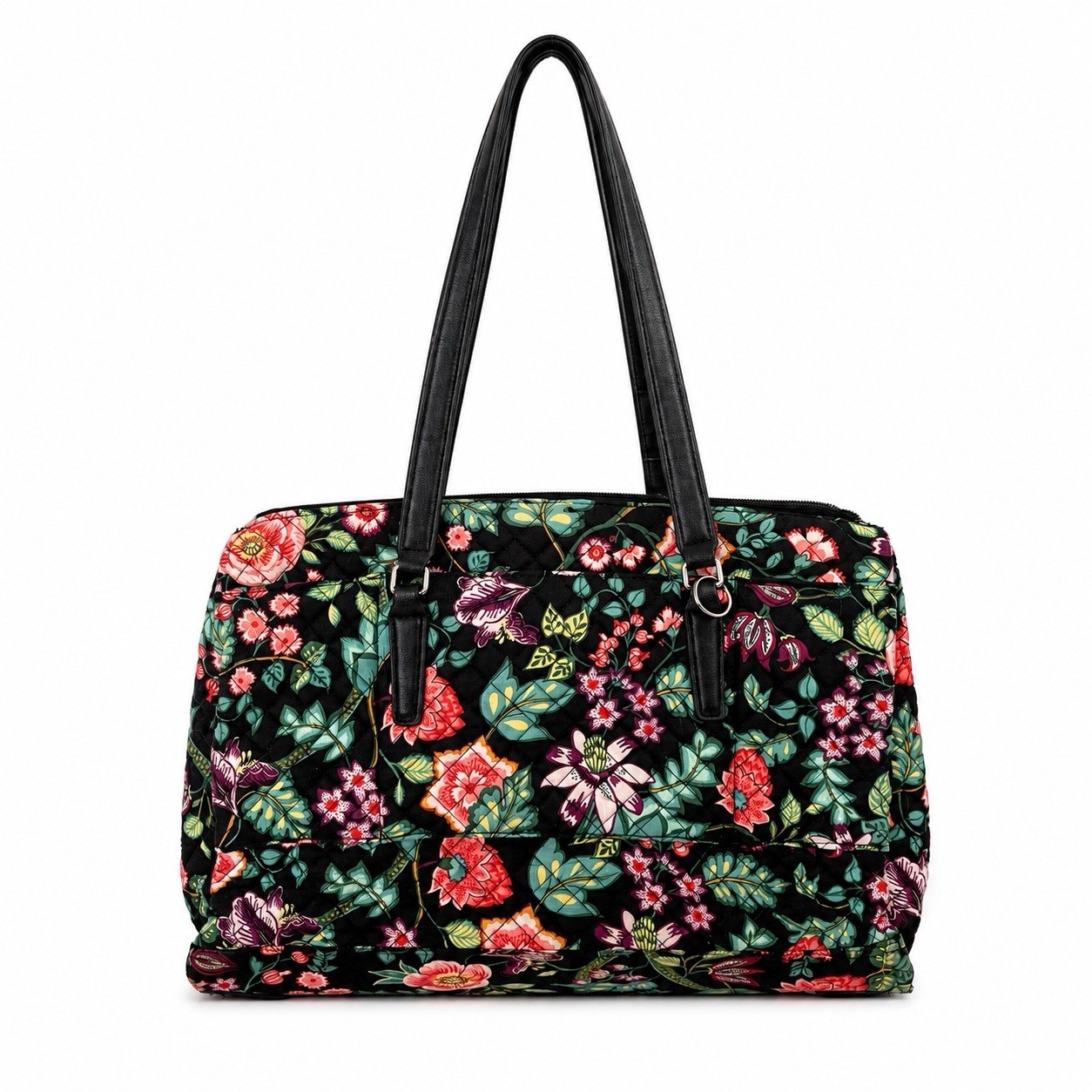 VERA BRADLEY ICONIC COMMUTER TOTE VINES FLORAL 2018 (23202-K32)