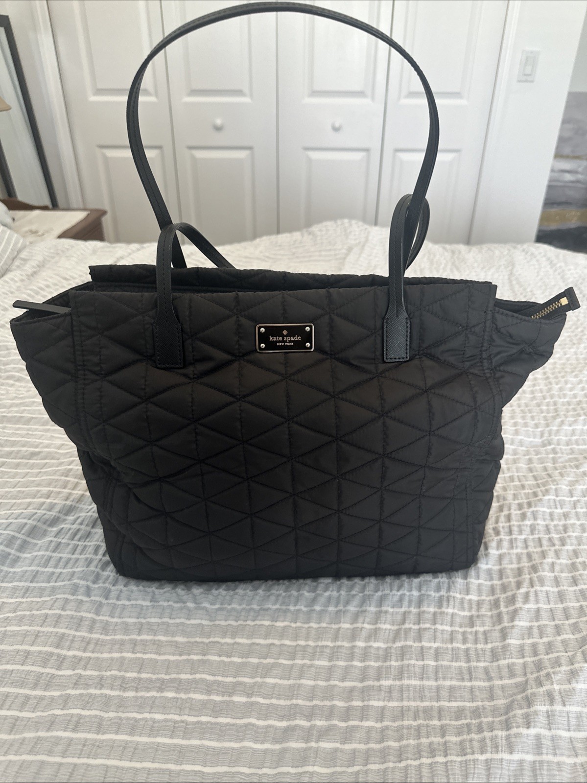 Kate Spade New York Wilson Road Quilted Talya Tote Shoulder Bag Purse