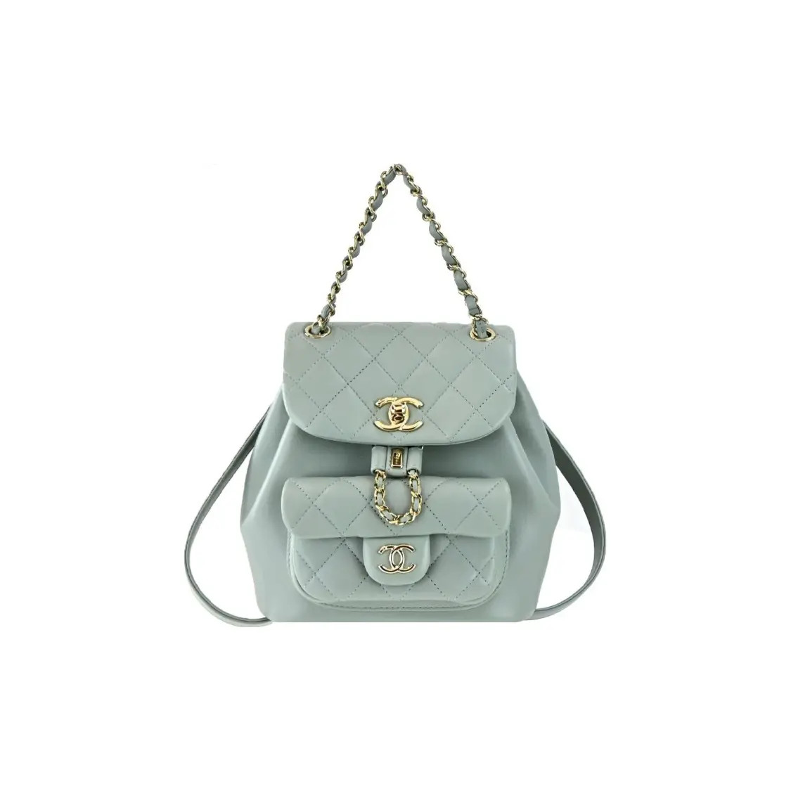 CHANEL Gold Buckle Flip Back Retro Backpack Women’s 7.2×4.7×7 in