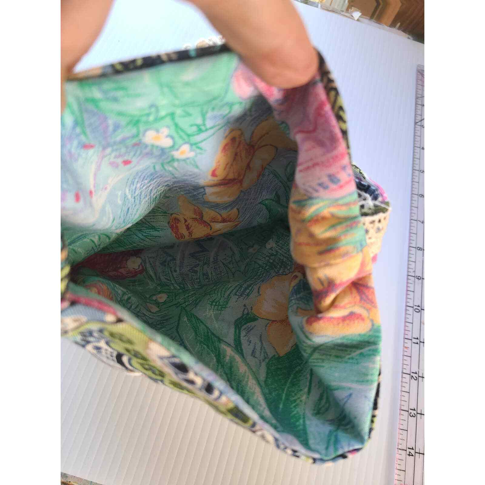 Handmade Upcycled Small Crossbody Purse Boho OOAK bag vintage Paisley