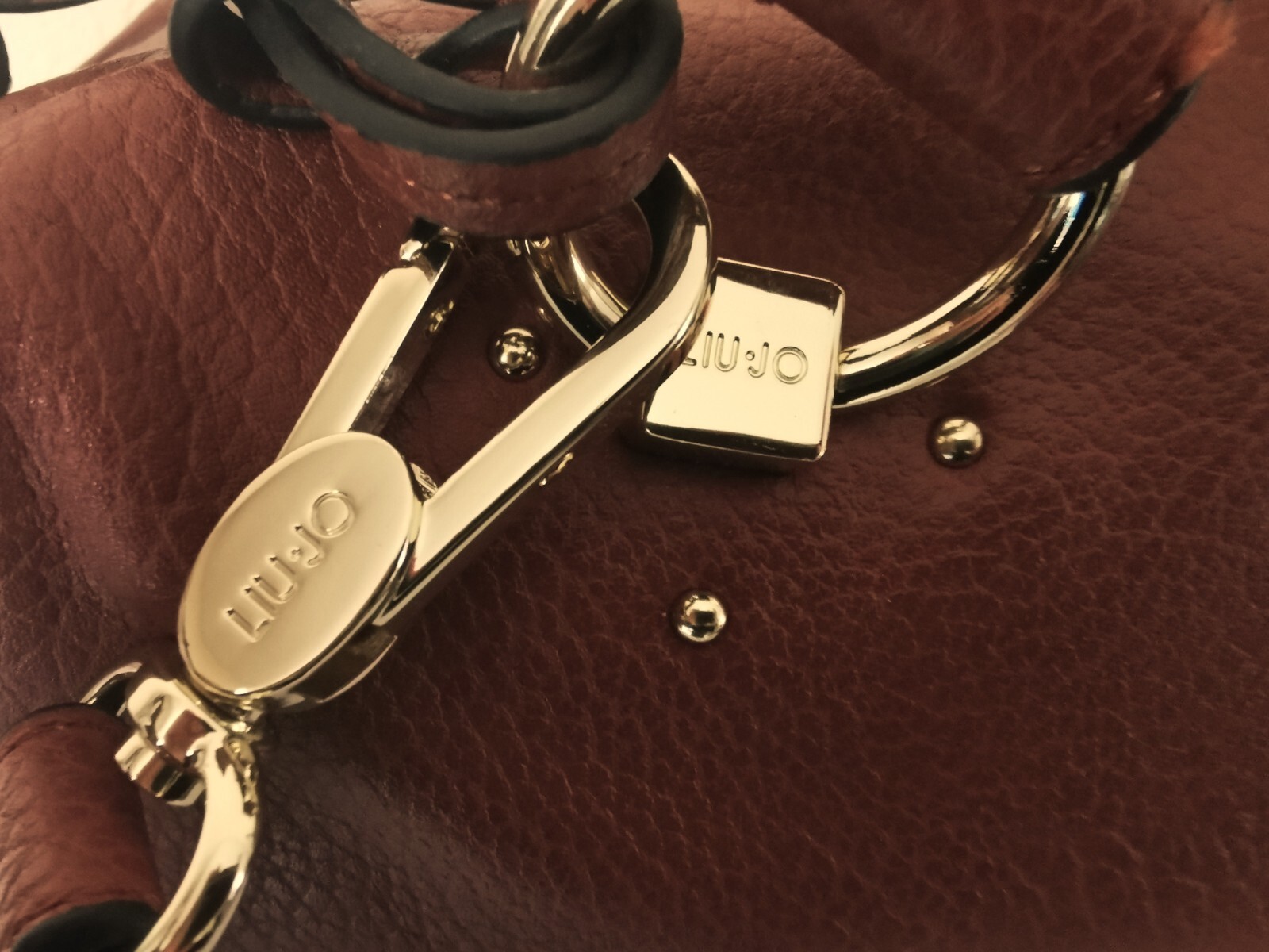 Liu Jo – Shoulder Bag Or Shoulder Brown Leather – Authentic