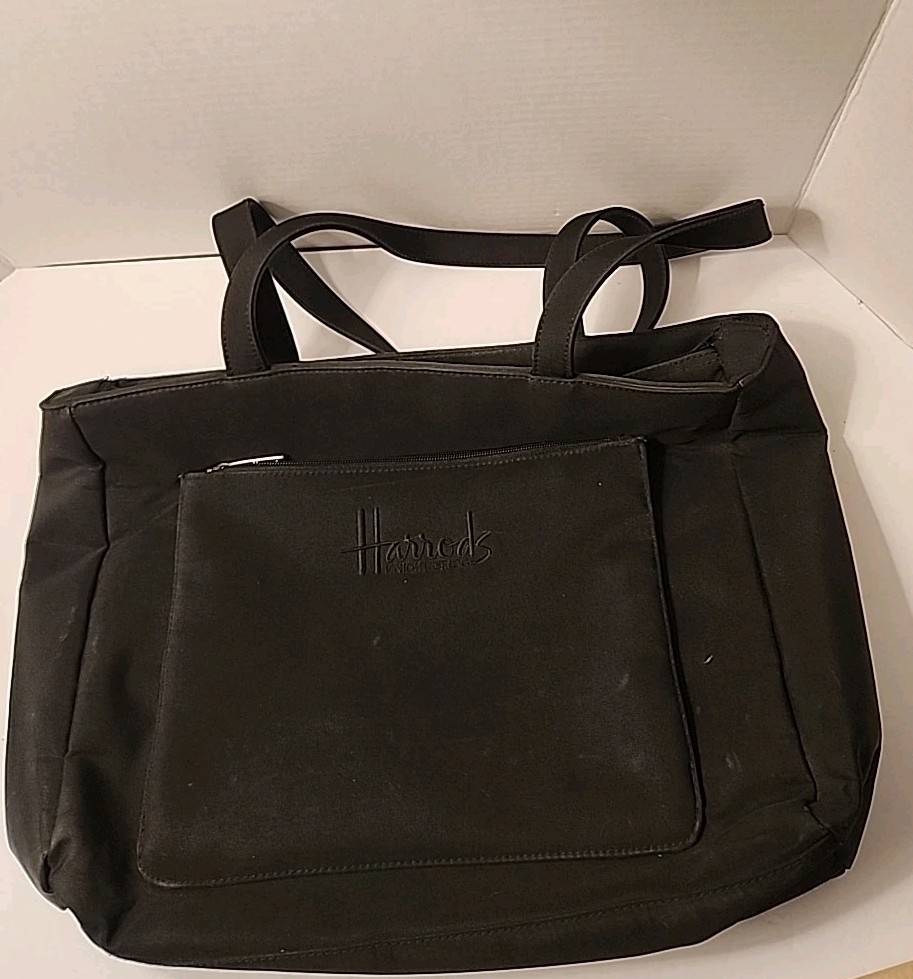 Harrods Knightsbridge Black Bag Tote