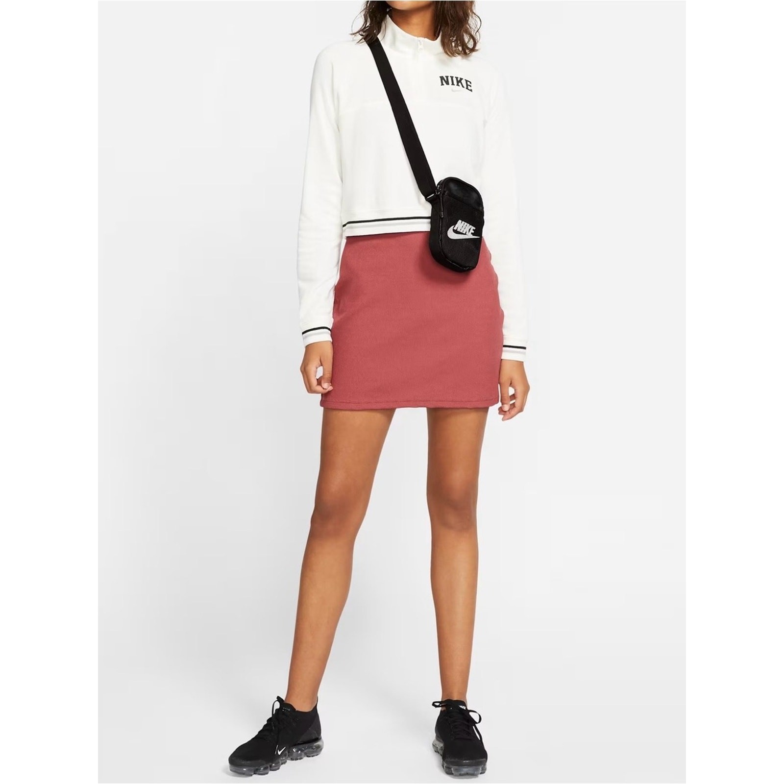 Nike Heritage Crossbody Bag (Small 1L) BA5871-010 Black | White