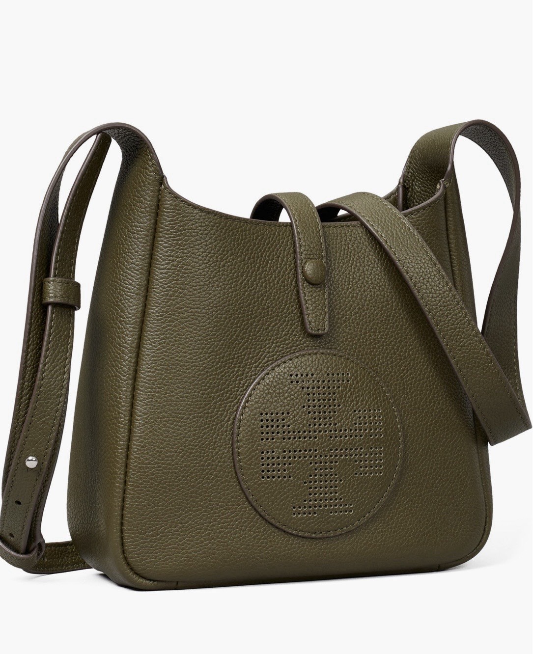 Tory Burch NWT Miller Swing Leather Crossbody Bag In Leccio Style #185793