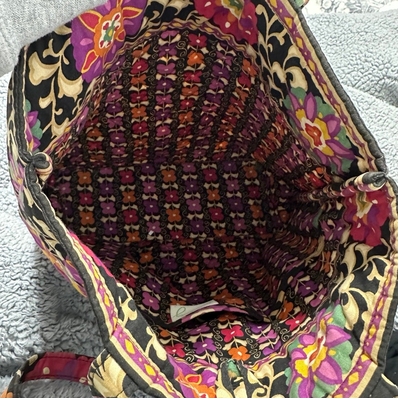 Vera Bradley Suzani Tote Bag Large Floral Carryall (Flawed)