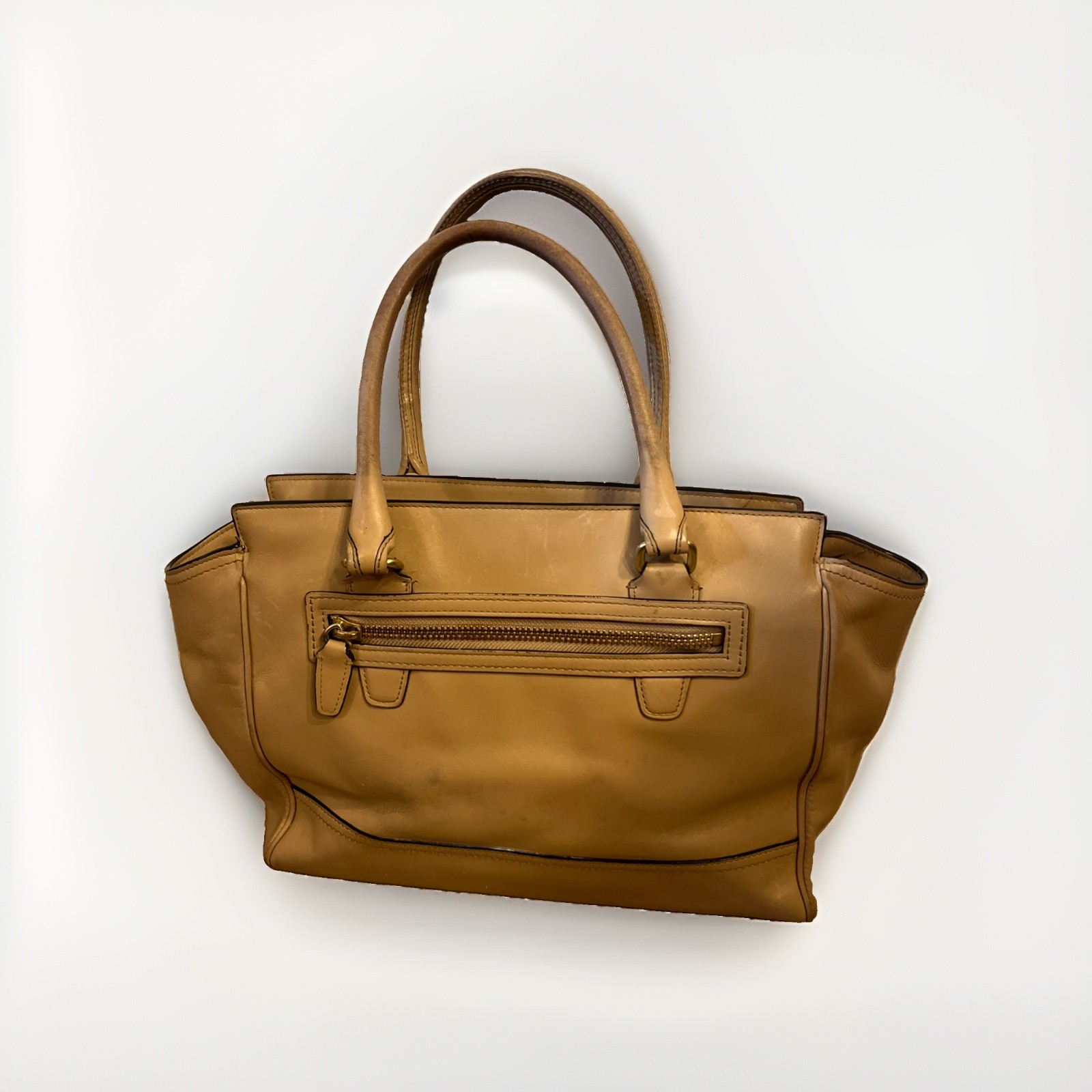 Coach Legacy Leather Candace Carryall 24201 Tan Shoulder Bag