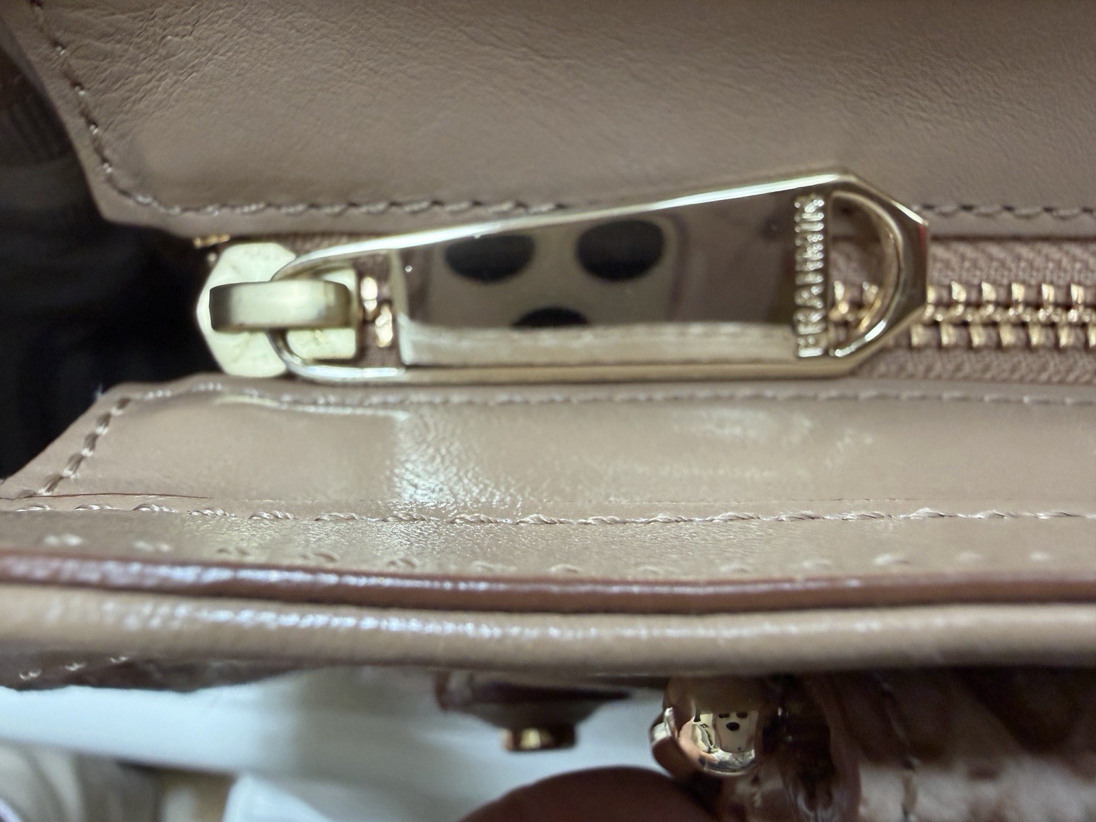 🤍🤎 Brahmin TRAVERTINE BREVIK RAELYNN Satchel EUC Sophisticated & RARE