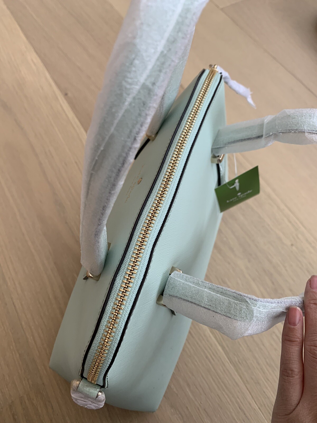 New Kate Spade Cedar Street Maise Mint Mojito Satchel Handbag Purse PXRU4471