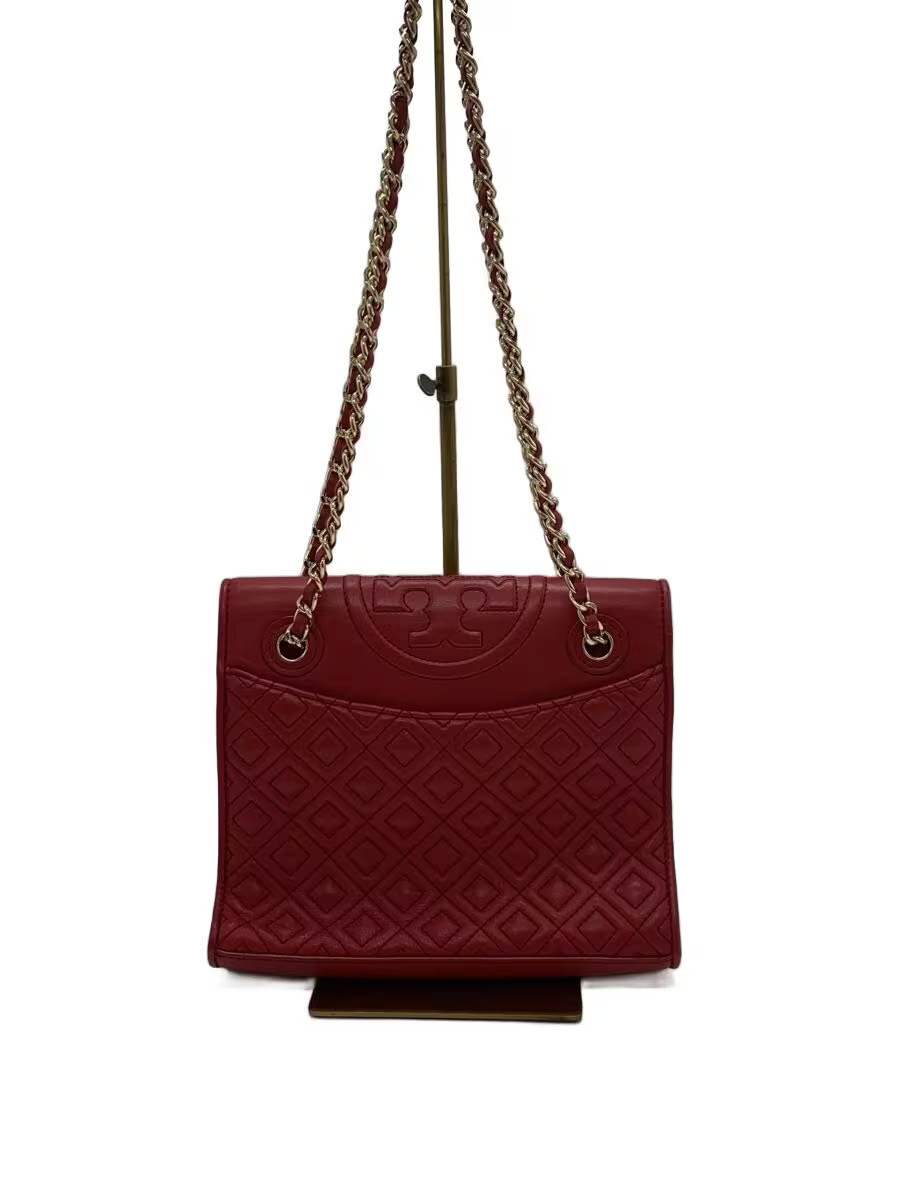 TORY BURCH Shoulder Bag Leather RED NULL