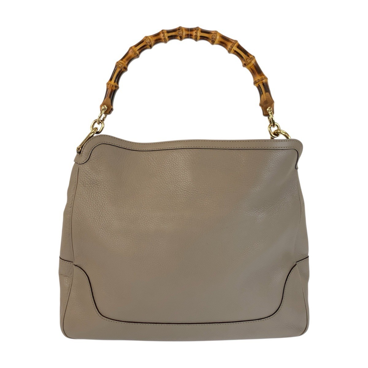 Gucci Diana Leather Beige Greige Gold Hardware Women’s Pre-owned From Japan