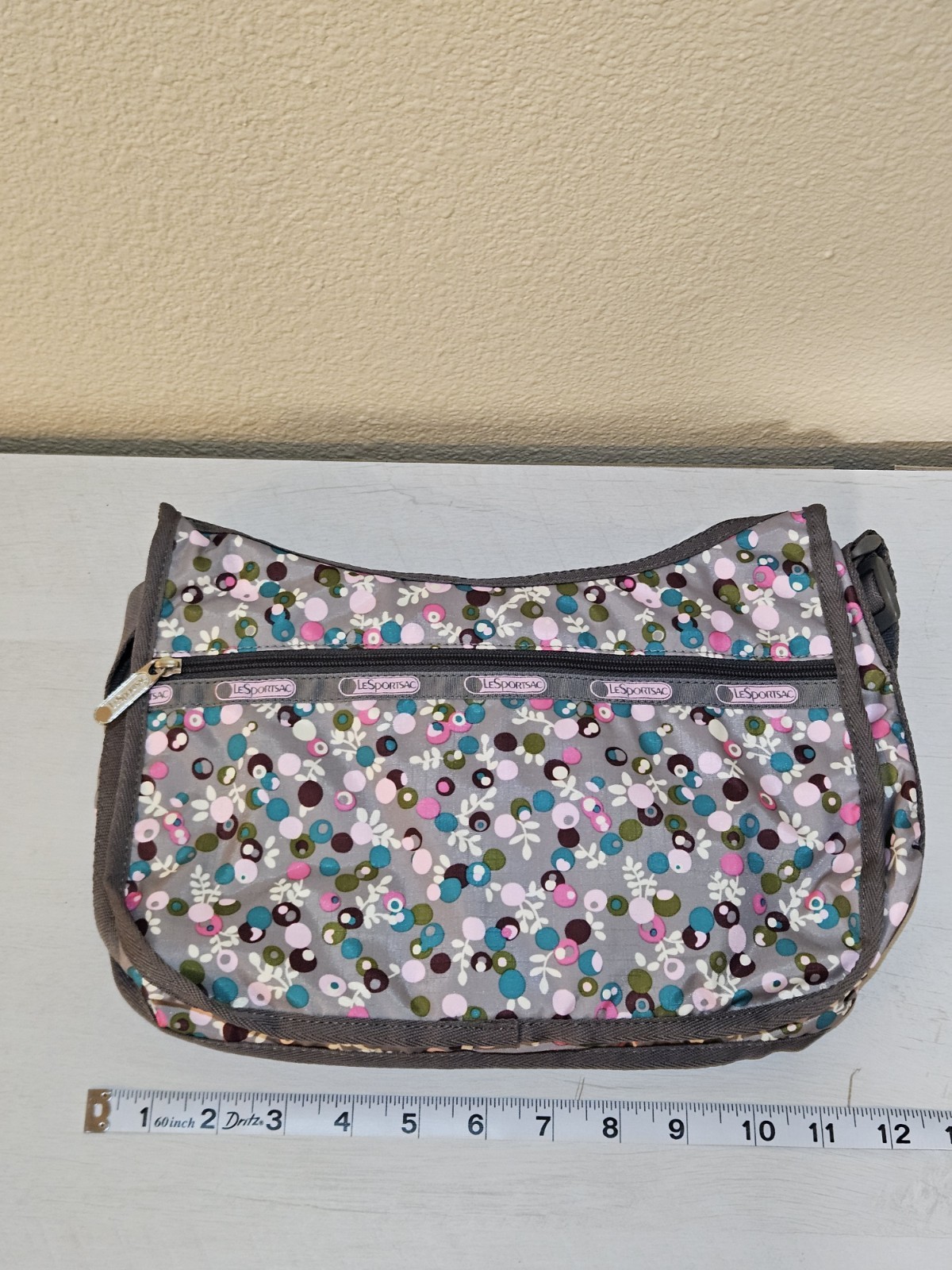 LeSportsac Classic Hobo Berry Happy Print Crossbody Shoulder Bag NEW