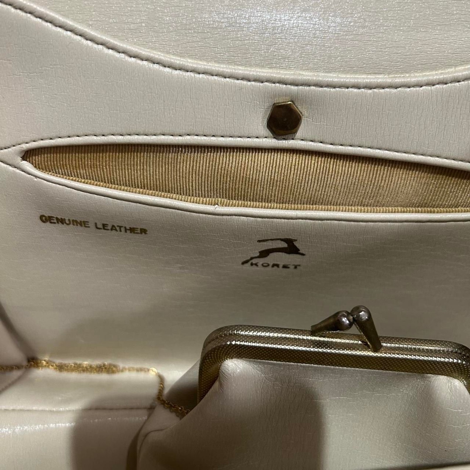 Koret Women’s Cream and Tan Bag