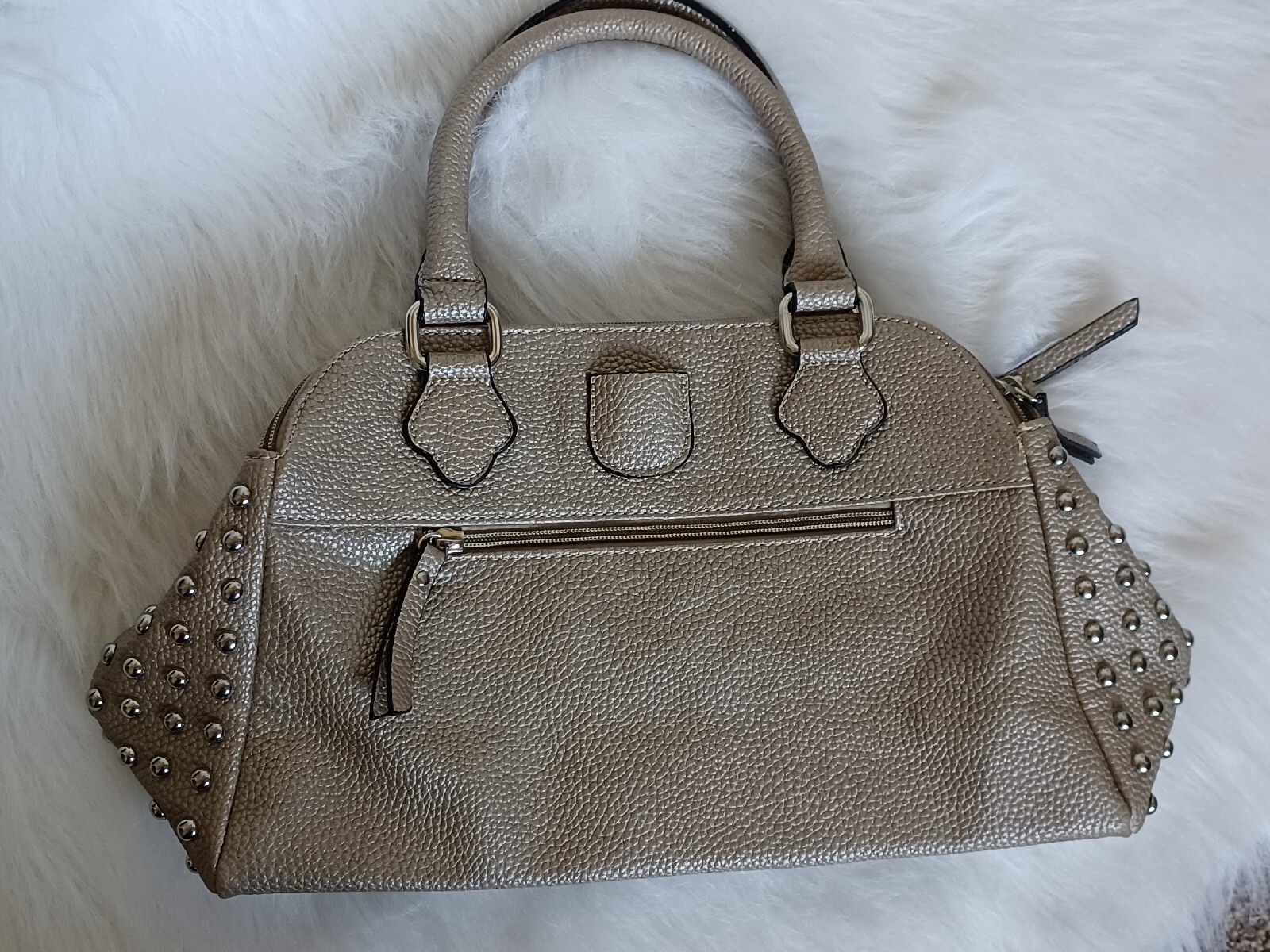 Marc New York Andrew Marc Gray/Silver Bag Purse