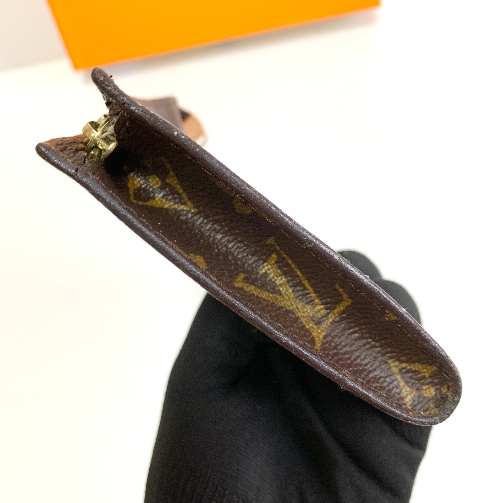 Auth Louis Vuitton Bucket Pouch PM Monogram Accessory Pouch Pochette France #2