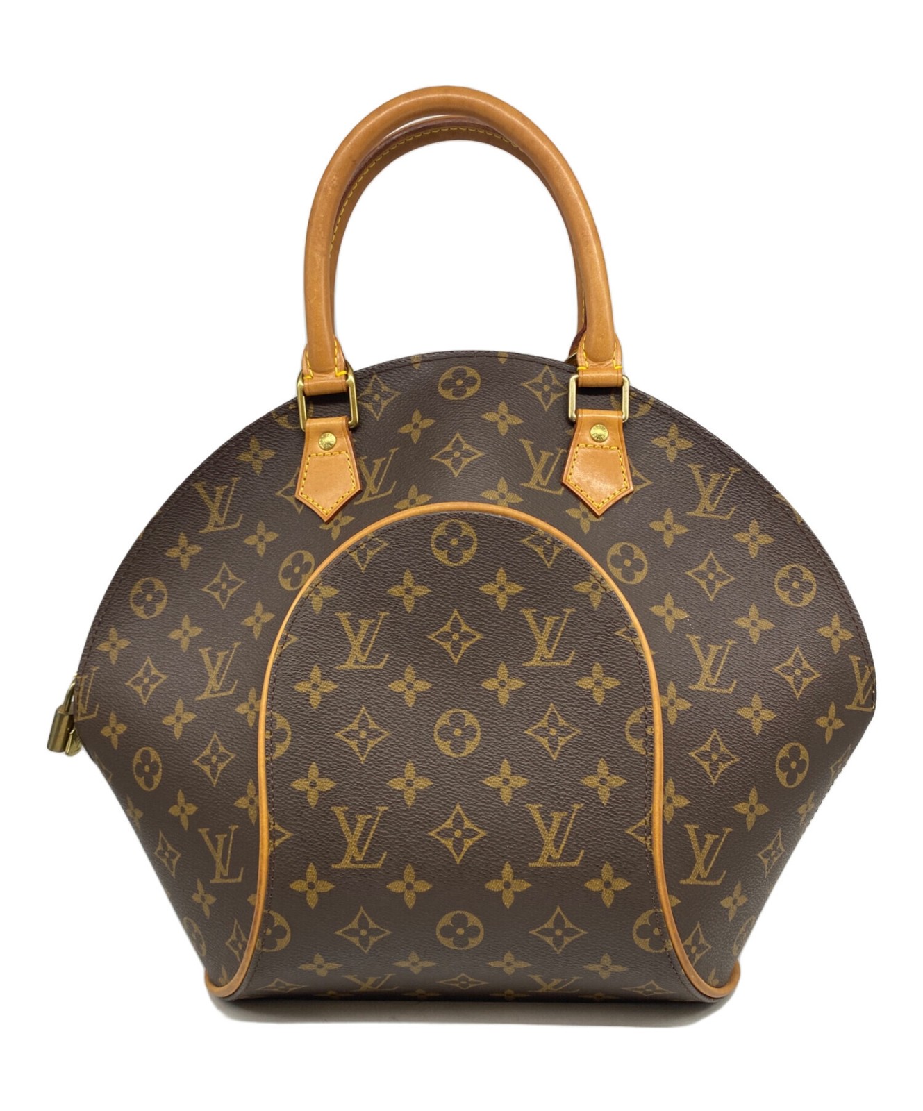 Louis Vuitton Ellipse MM M51126 Coated Canvas Brown Handbag #TFB3229