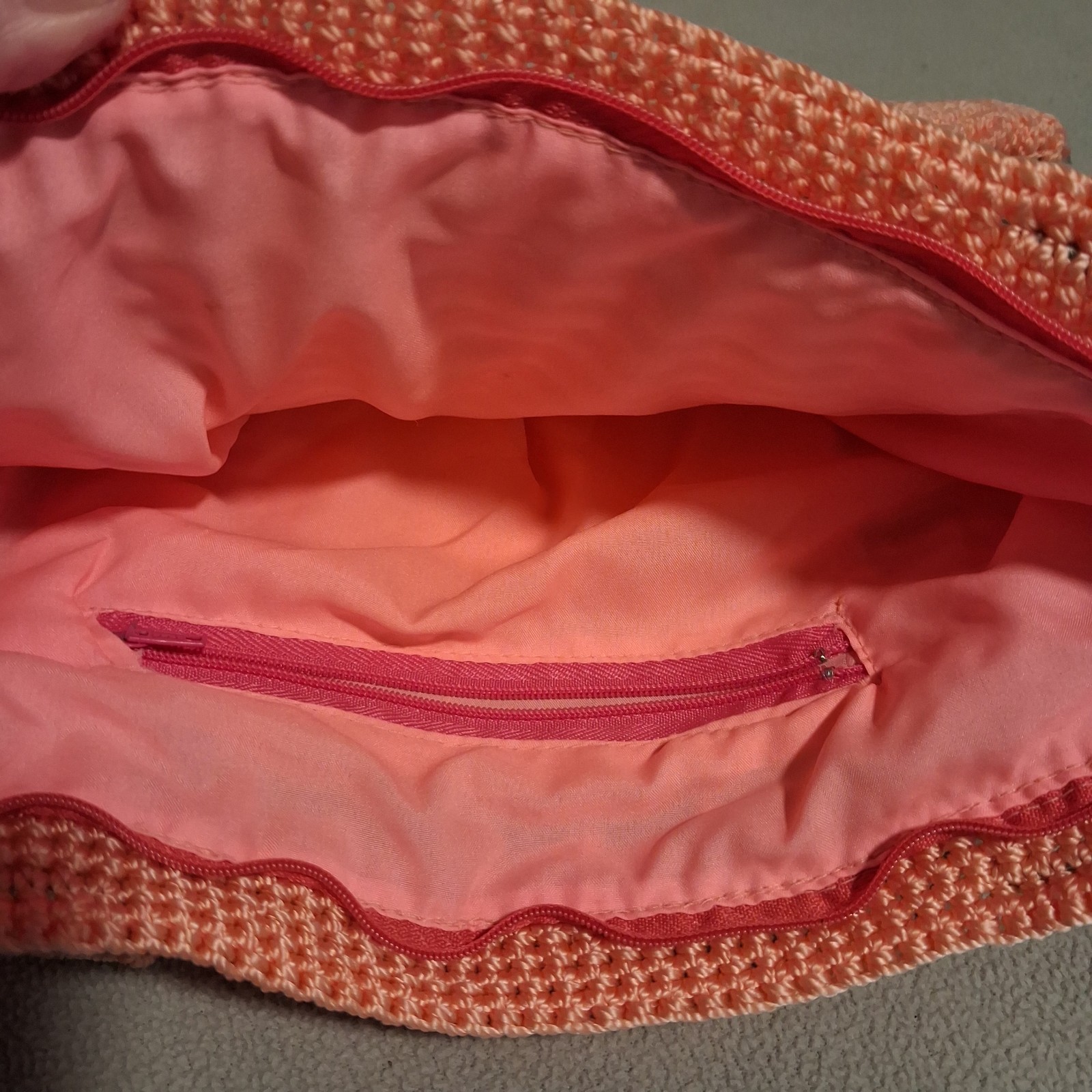 Pop Top Orange and Silver Purse Shoulder Straps P35