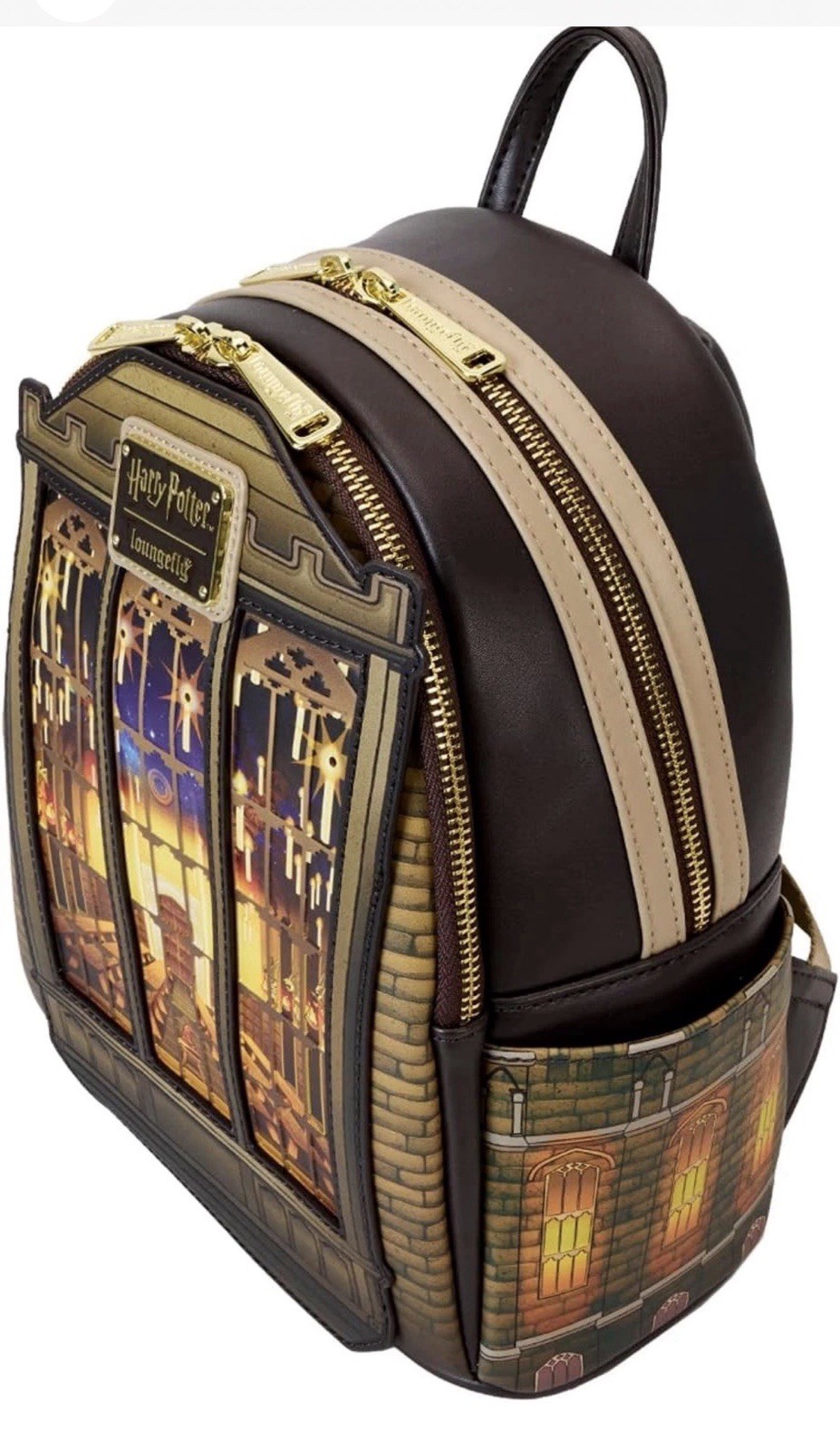Loungefly Harry Potter Hogwarts Great Hall Light-Up Mini Backpack – NWT