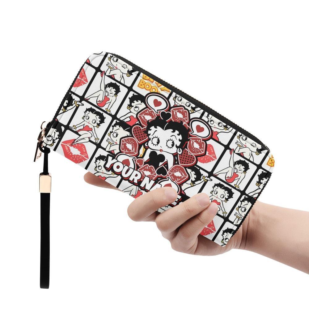 Personalized Betty Boop Leather Handbag, Handbag Gift for Woman, Valentine Gift