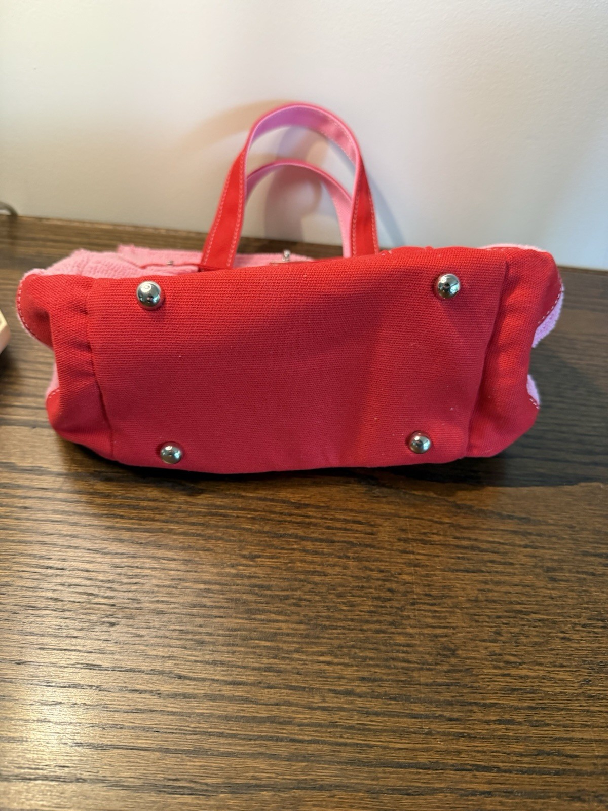 NEW SUNWIN Madaket Terry Cloth Tote Bag Bubblegum Pink Red LARGE & SMALL Boatkin