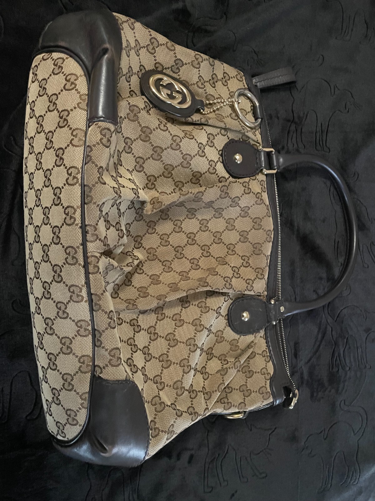 Gucci Sukey Top Handle with GG pattern
