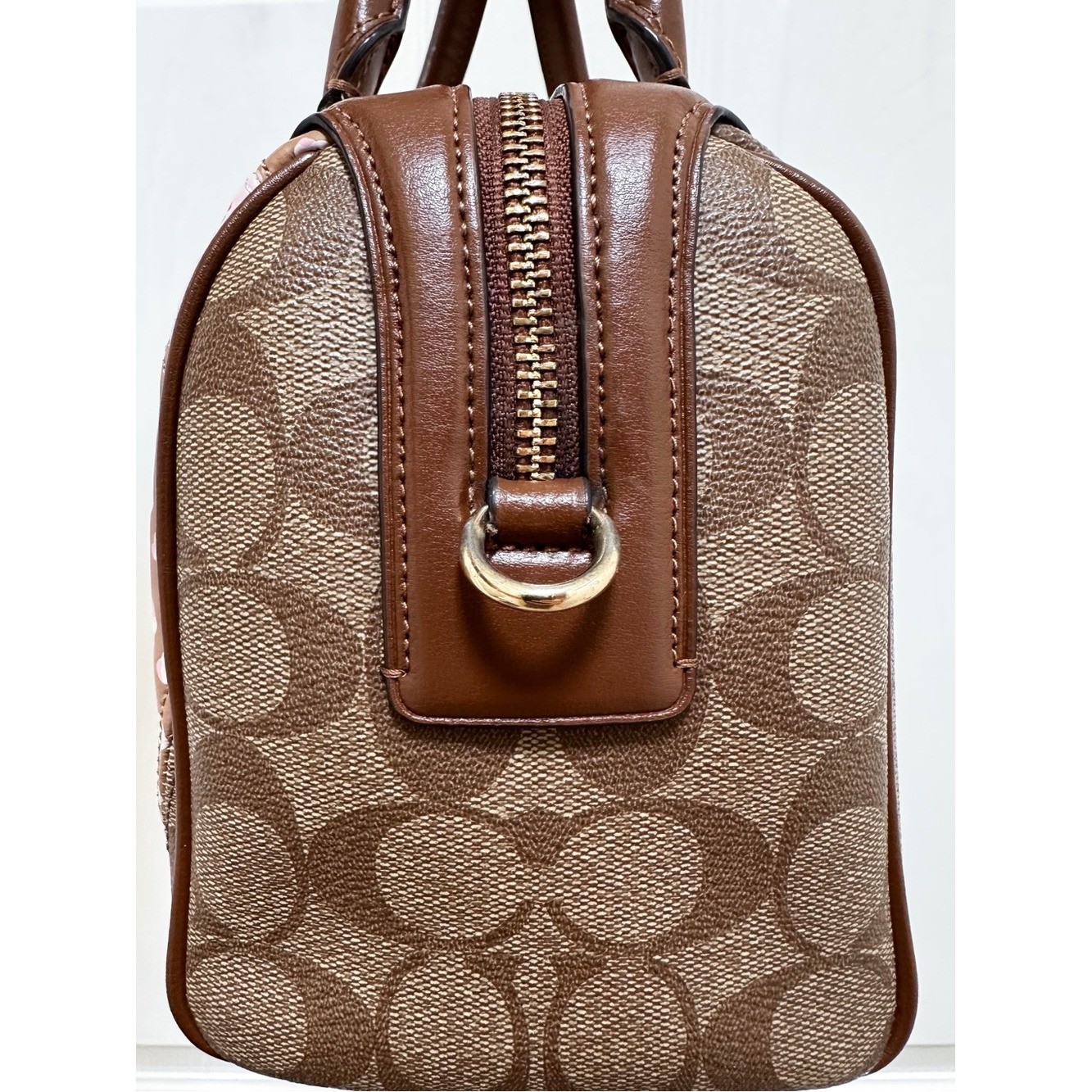 Coach Mini Bennett Star Patchwork Satchel Crossbody Canvas F67370