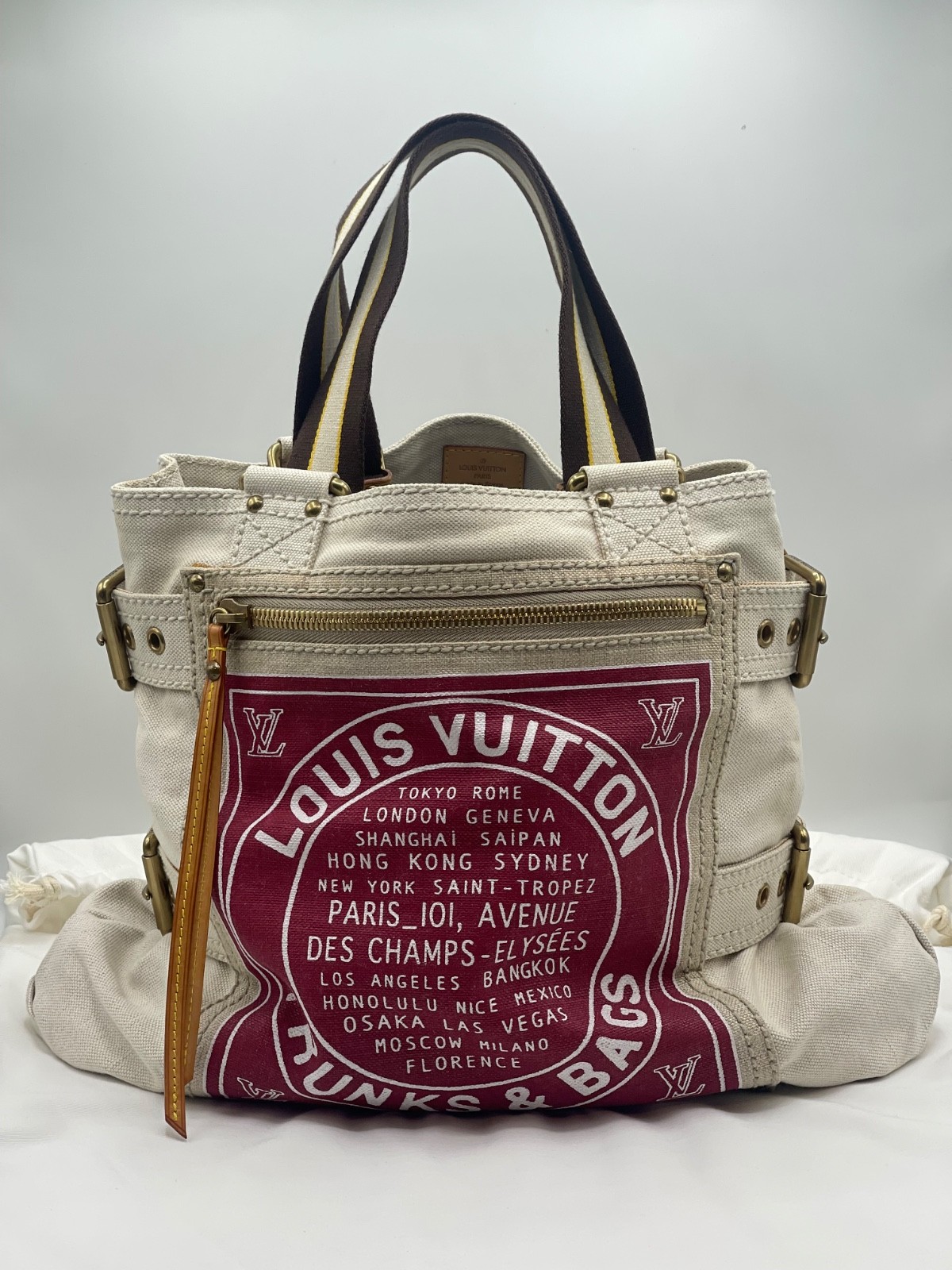 Louis Vuitton Globe Shopper Mm Cabas Trunks and Bags Cruise Collection Tote Bag