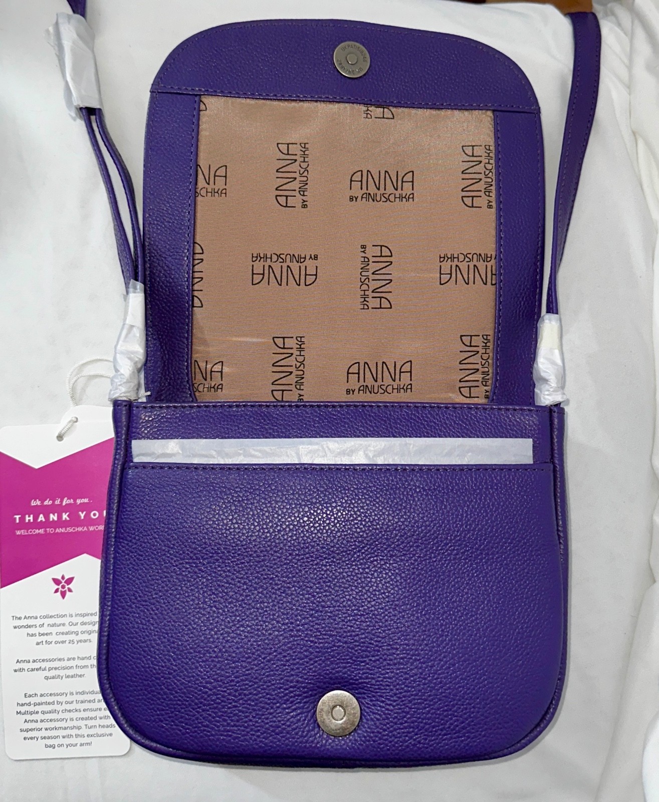 Anuschka Anna NWT🦚Flap Crossbody-Dreamy Peacock Dewberry 8486-DPK-DW