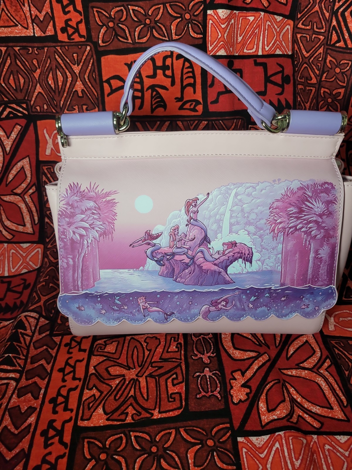Loungefly Disney Peter Pan Mermaid Lagoon Satchel Bag Purse