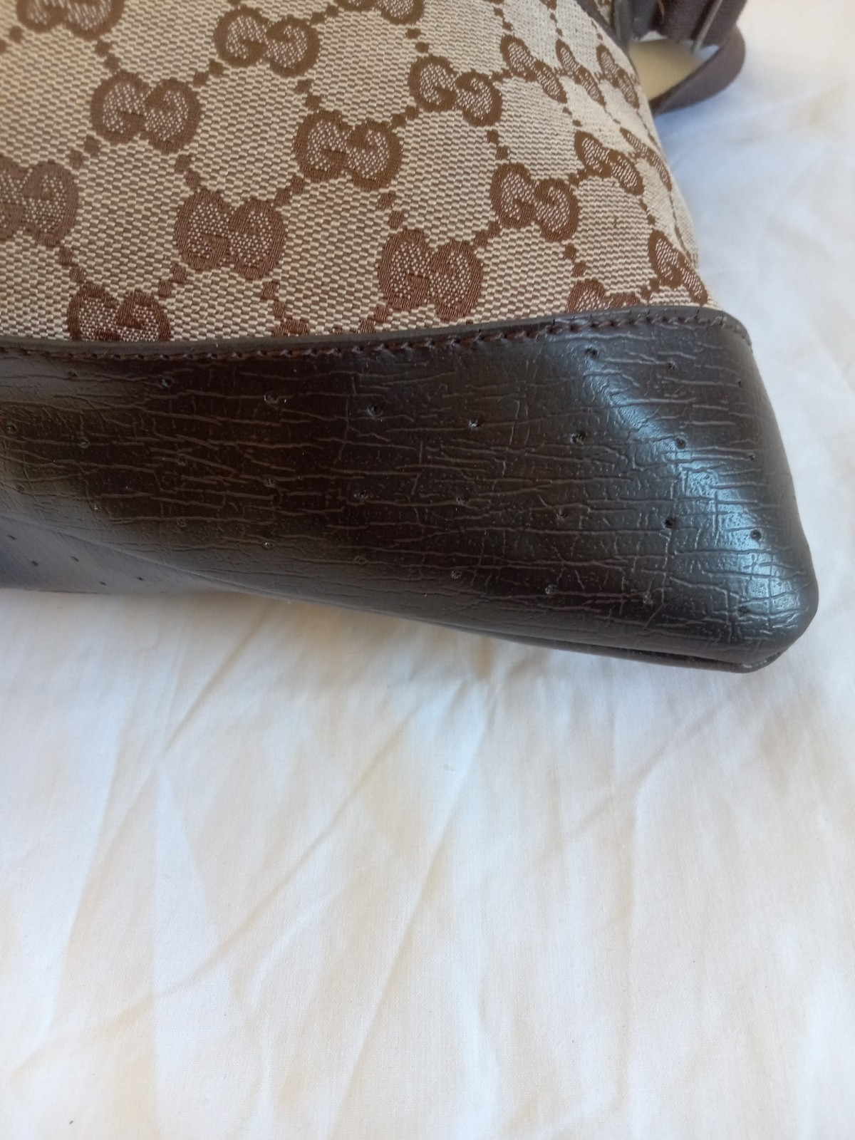 Gucci Brown Canvas Bag