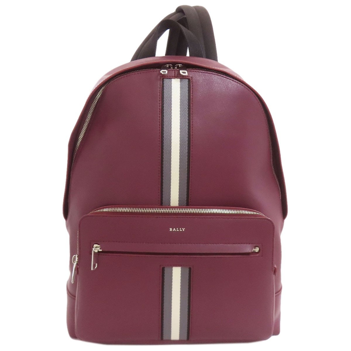 BALLY logo Backpack Â· Daypack Leather Ladies [Used]